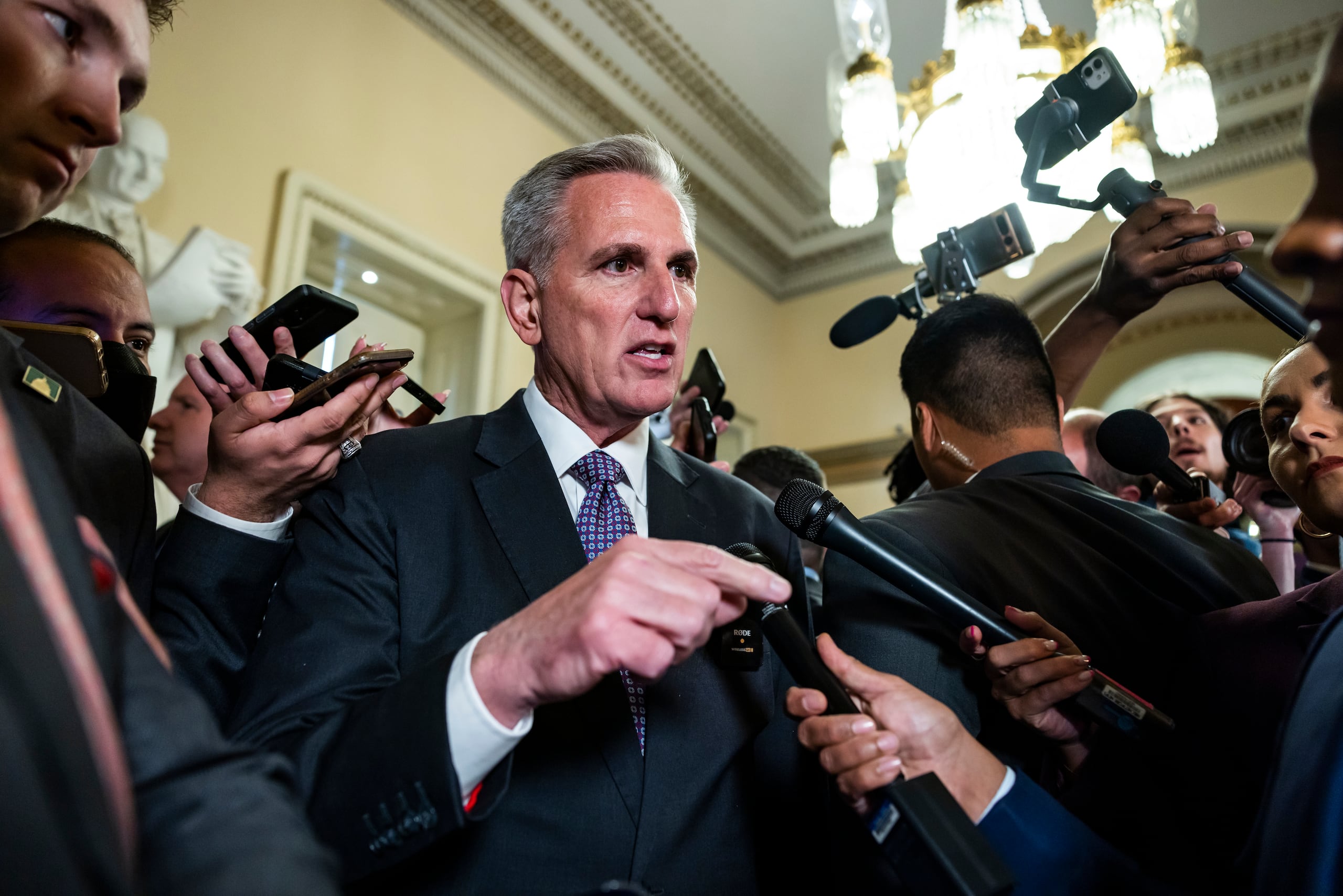 El presidente de la Cámara de Representantes estadounidense, el republicano Kevin McCarthy, en una fotografía de archivo. EFE/EPA/JIM LO SCALZO