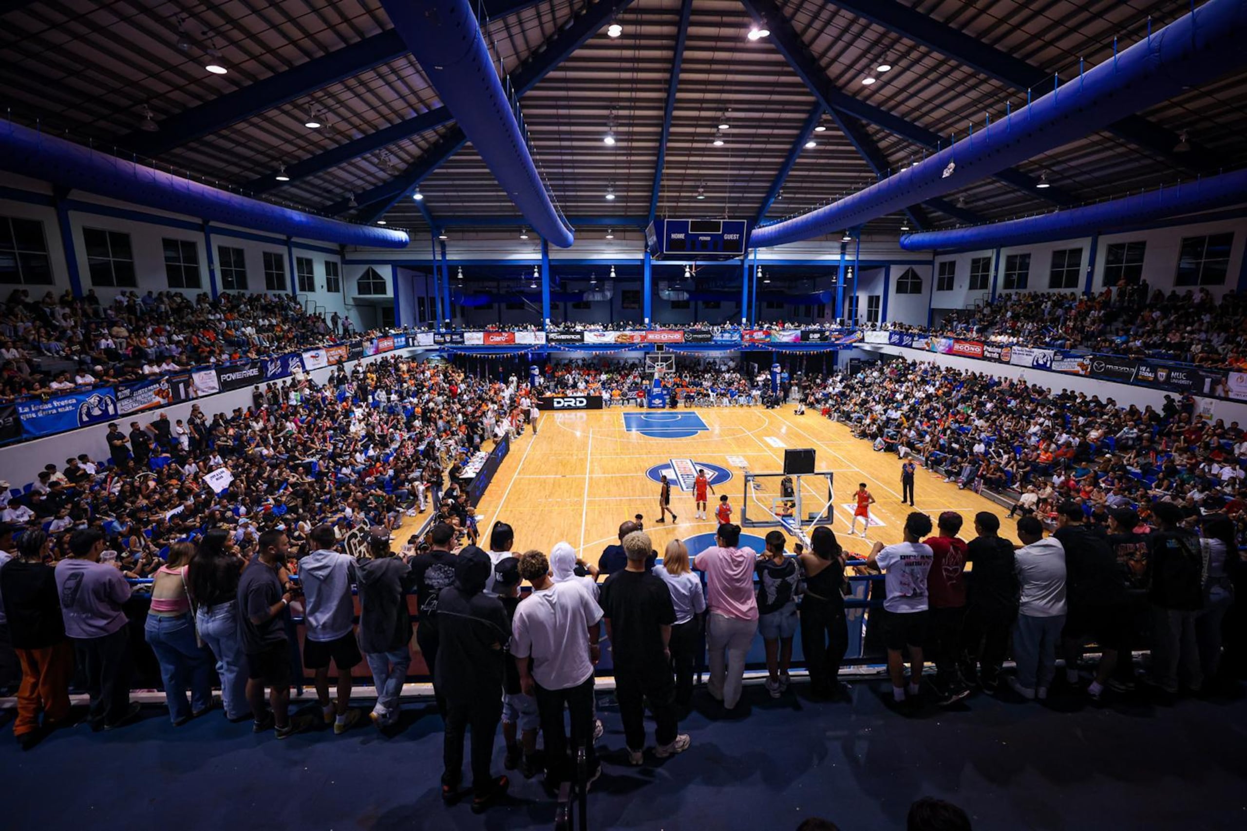 El Coliseo Fernando “Rube” Hernández, de Gurabo, durante el Top Ranked Buzzer Beater.