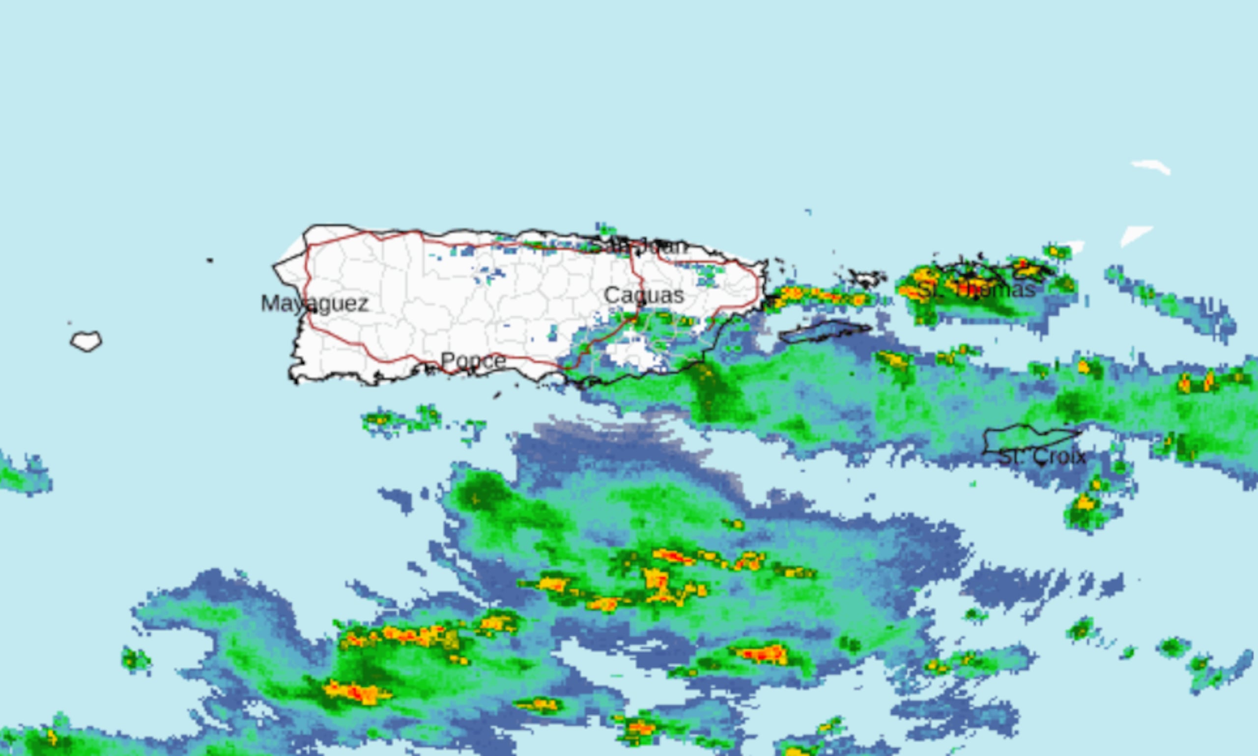 Hay un riesgo moderado de inundaciones para el este del país por el paso de una onda tropical.