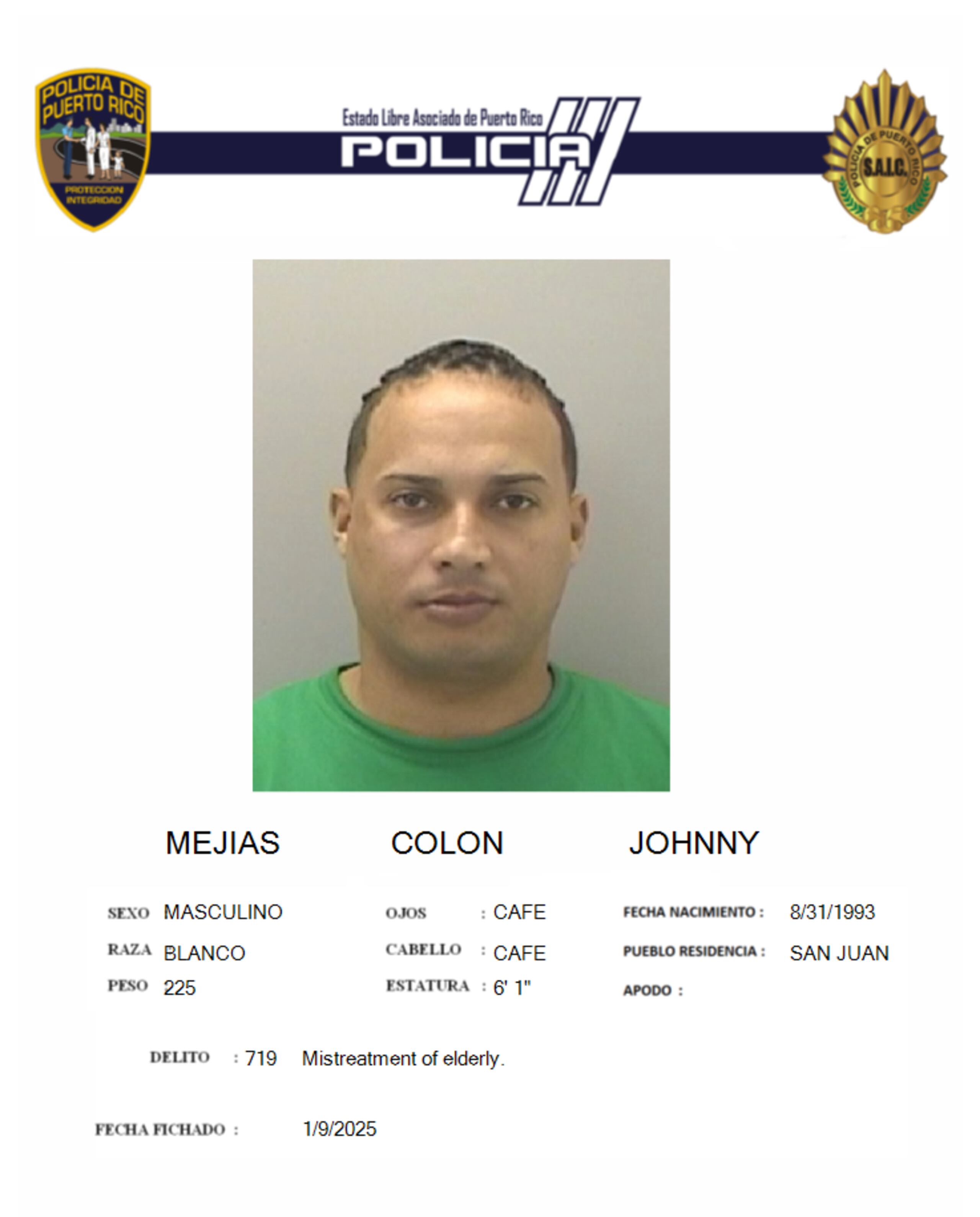 Johnny Mejías Colón