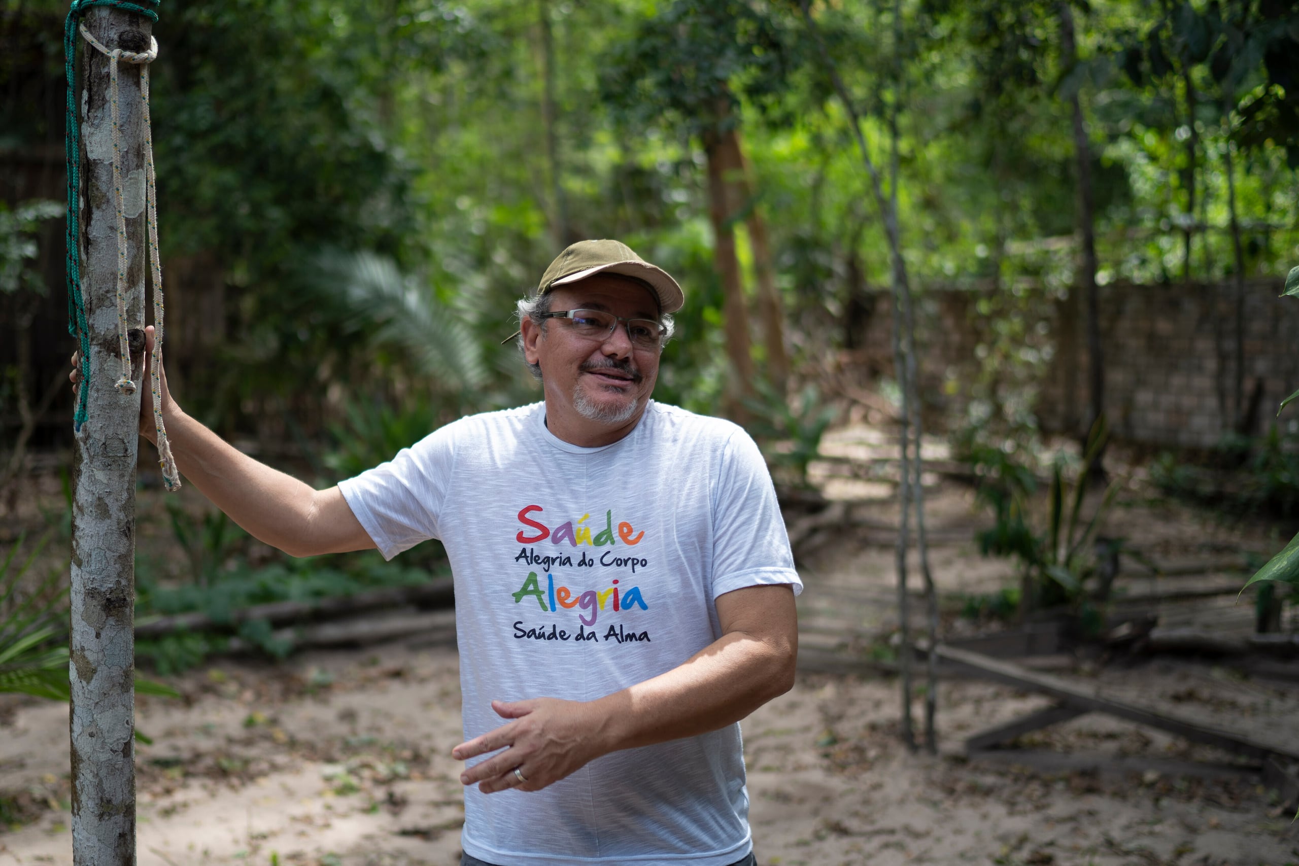 El activista ambiental Caetano Scannavino en Alter do Chao, estado de Pará, Brasil. (AP foto/Leo Correa/Archivo)