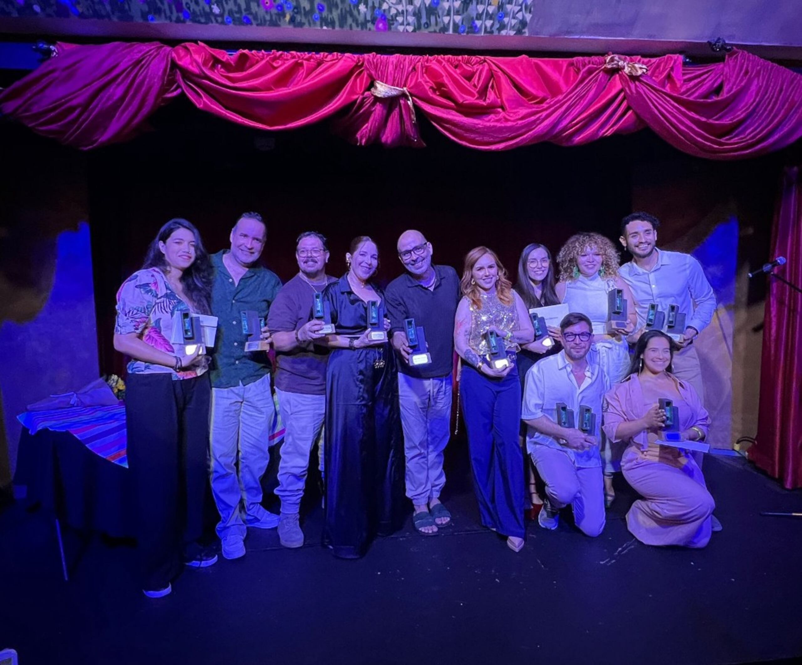 Los ganadores se dividieron entre las cinco obras que participaron en el festival.