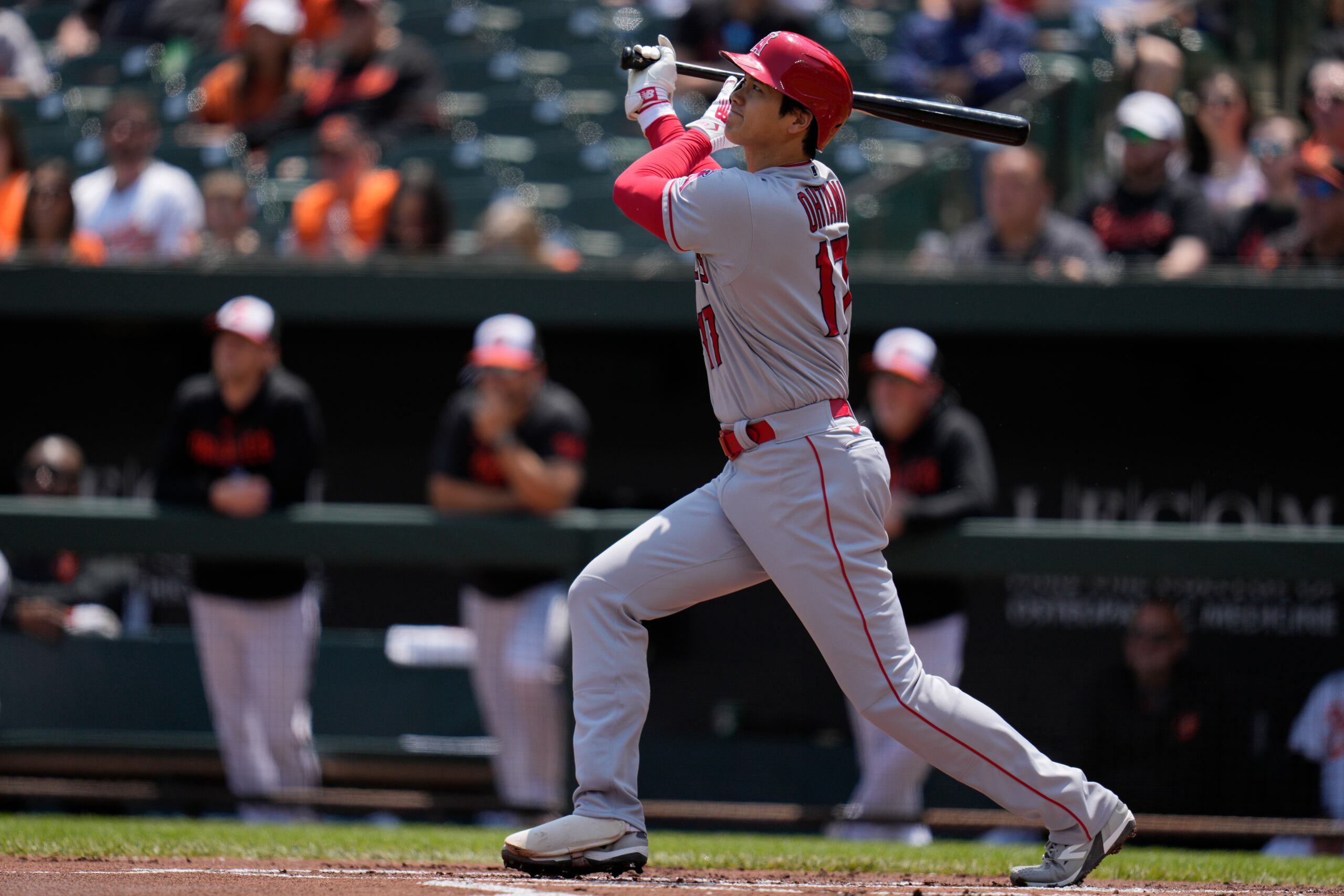 El japonés Shohei Ohtani, de los Angels de Los Ángeles, tiene un rompimiento de caderas que le diferencia de los jonroneros.