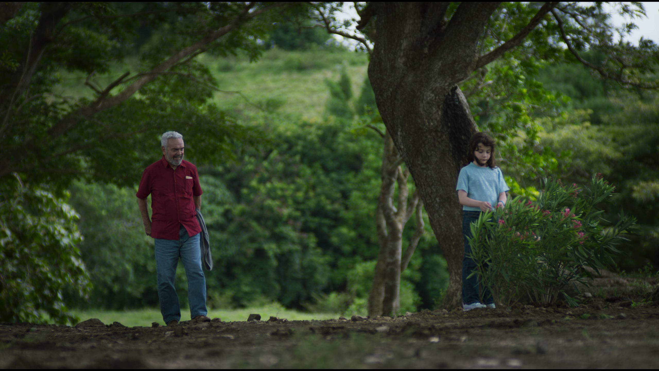 José Félix Gómez y la actriz emergente Milena Soltero son abuelo y nieta en la nueva película puertorriqueña.