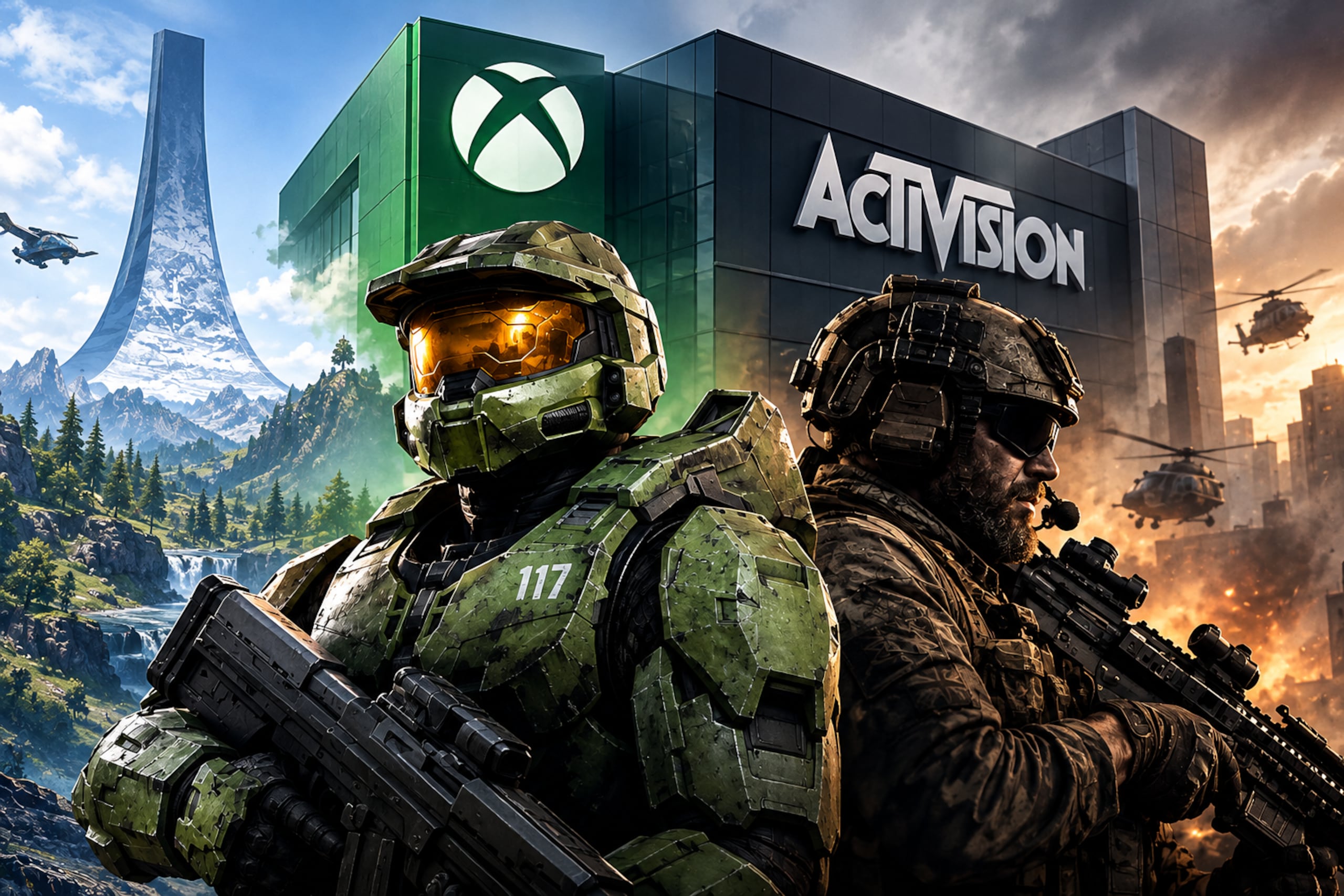 Microsoft está agrupando sus estudios alrededor de compañías como Activision, Bethesda y King, reduciendo la cantidad de divisiones independientes que tiene que administrar.