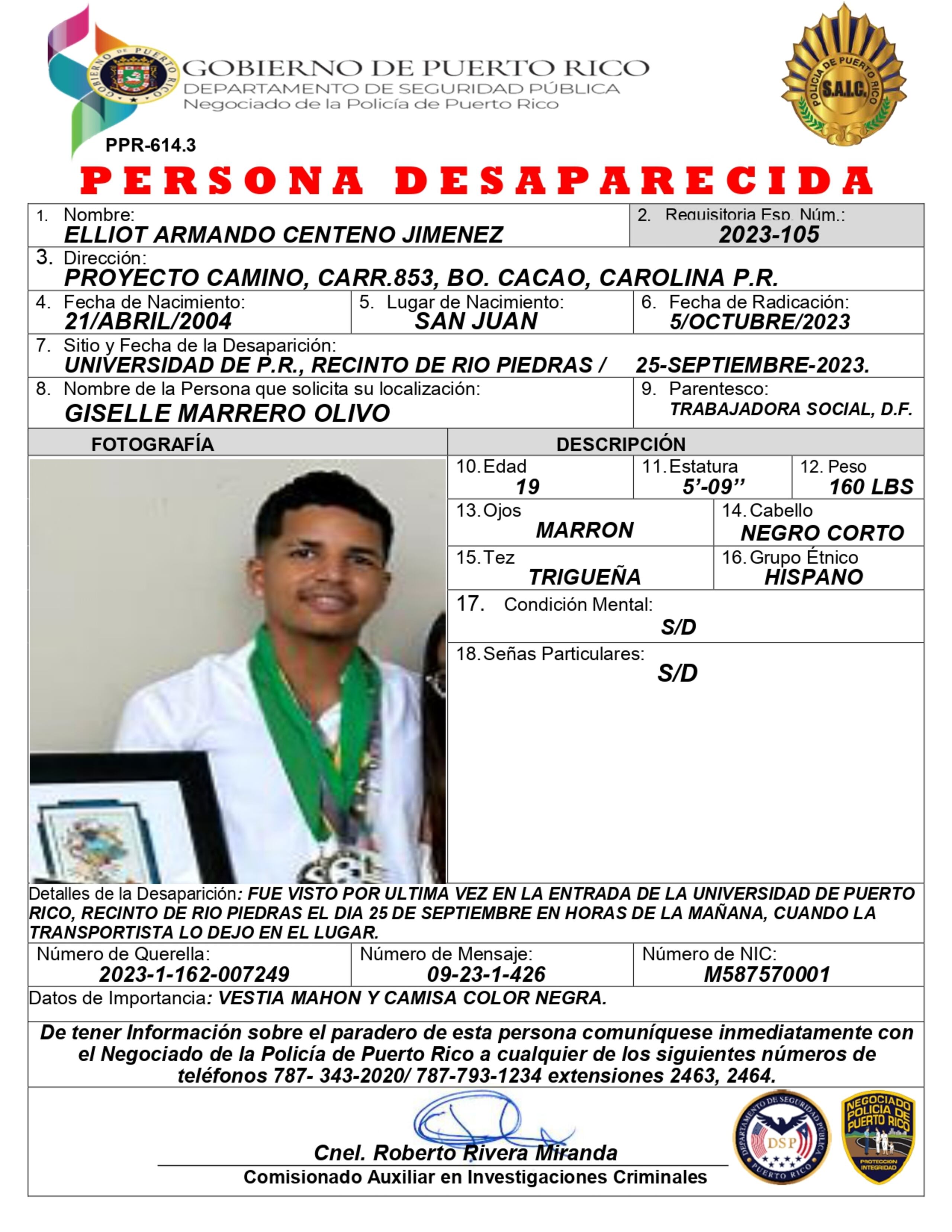 Elliot Armando Centeno Jiménez