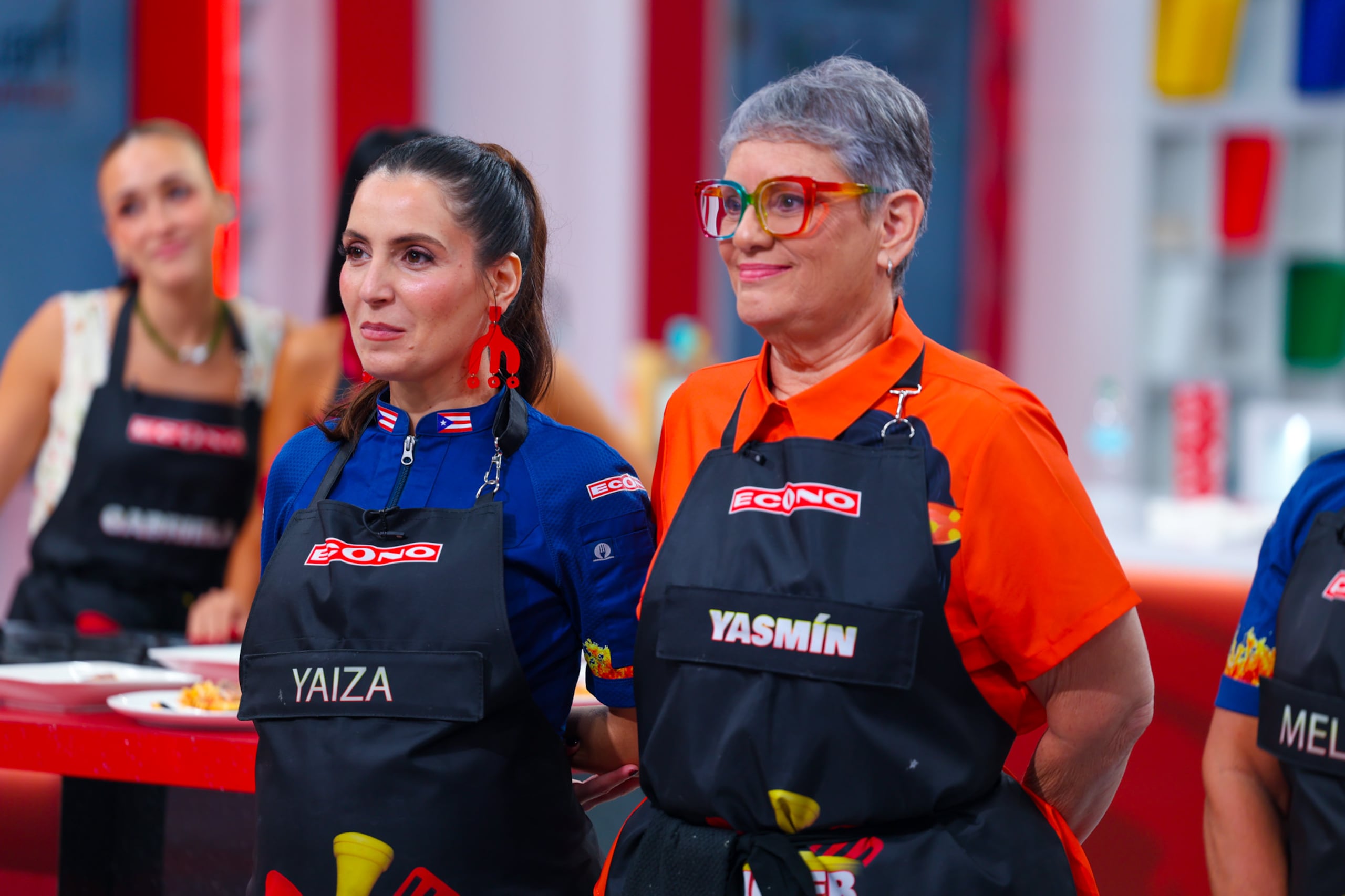 Yasmín Mejías y Yaiza Figueroa salieron ilesas de la "Línea de Fuego" de "Super Chef Celebrities".