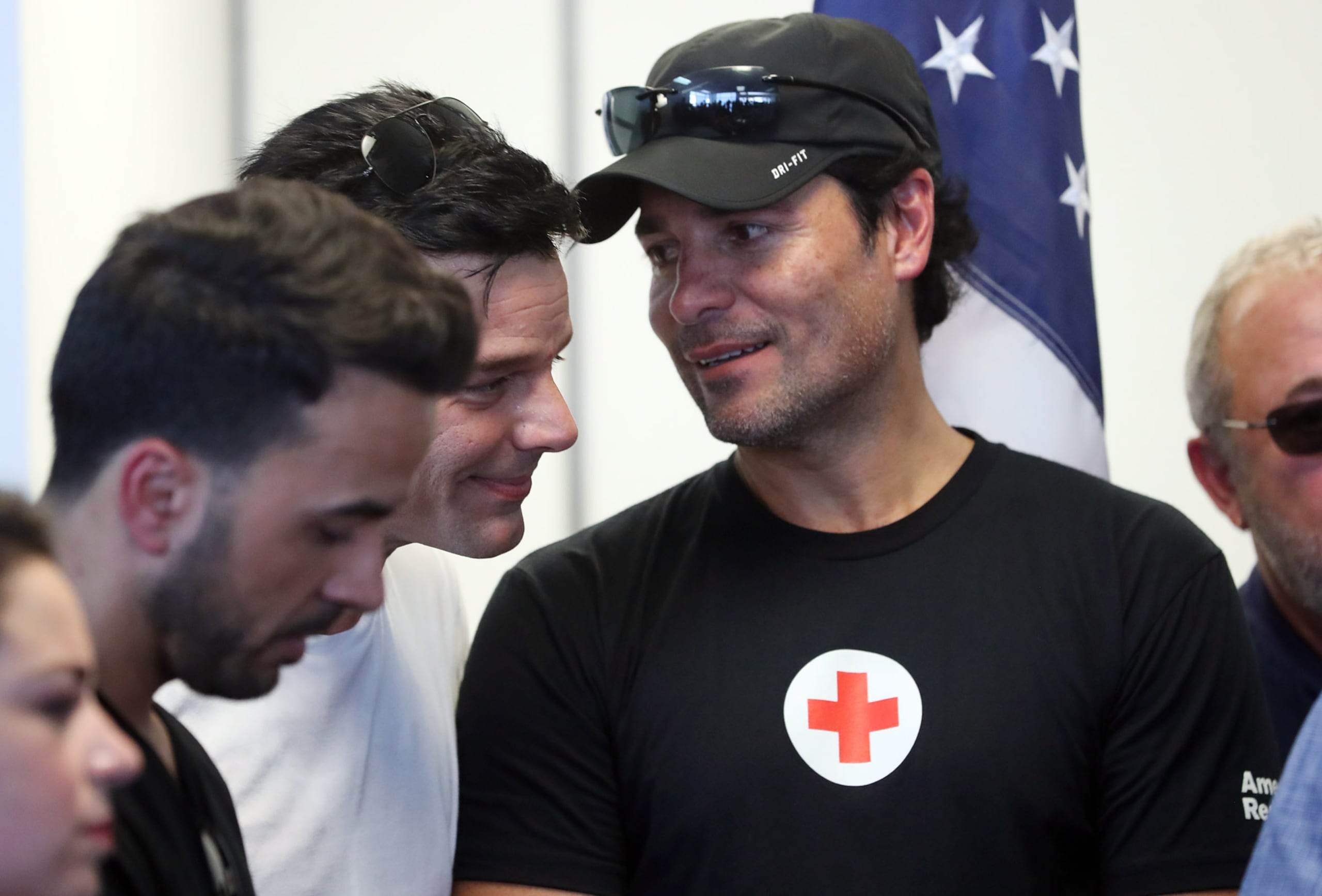 Chayanne y Ricky Martin.