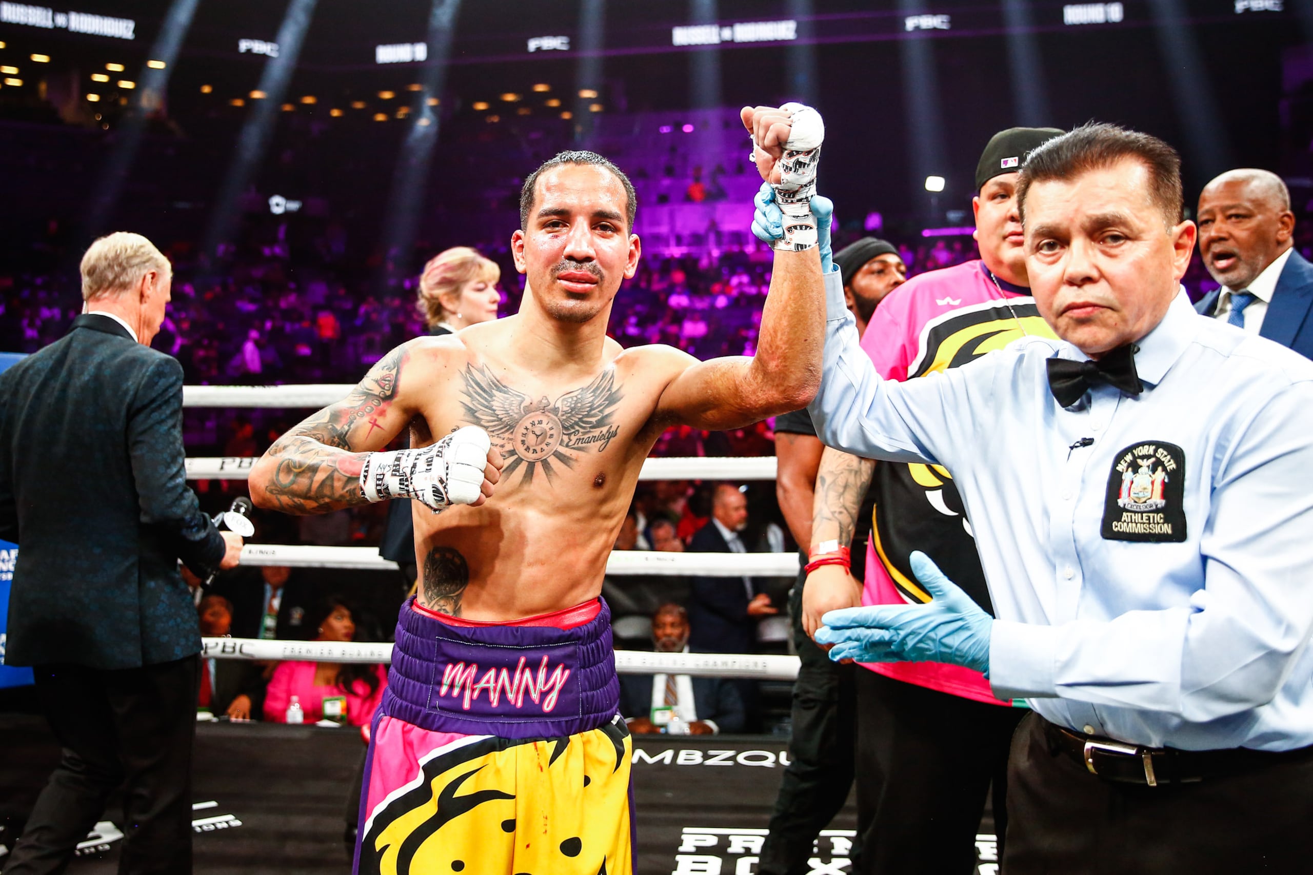 El púgil puertorriqueño Manny Rodríguez ganó una eliminatoria.