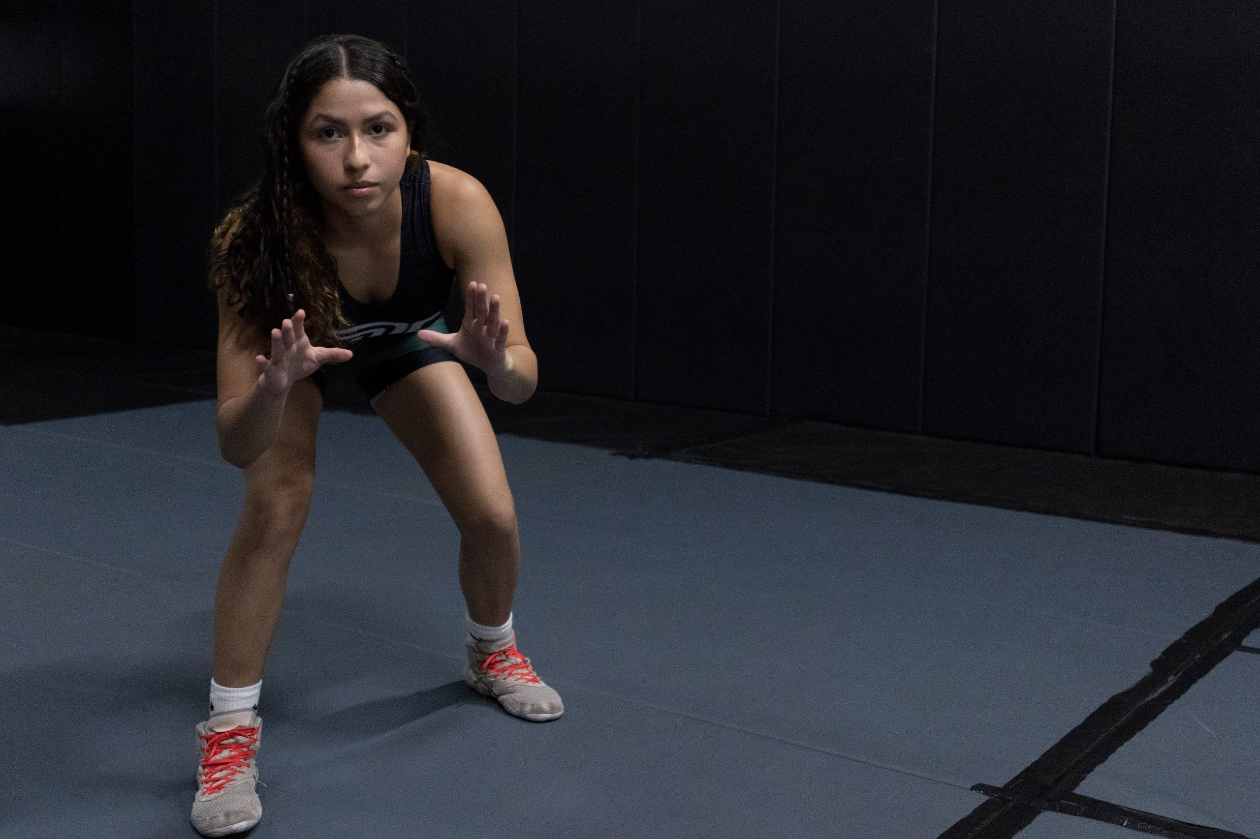 Andrea también practica Lucha Olímpica como parte del currículo de la Escuela Especializada en Deportes Francisco Manrique Cabrera, en Bayamón.