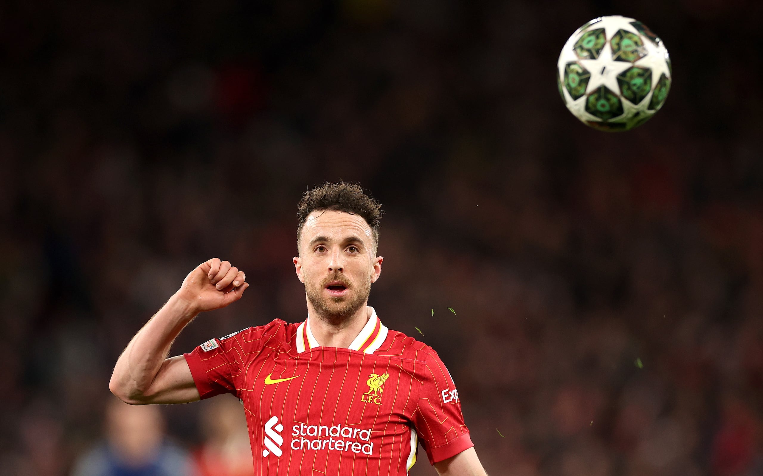 El futbolista del Liverpool Diogo Jota en una imagen de archivo. EFE/EPA/ADAM VAUGHAN