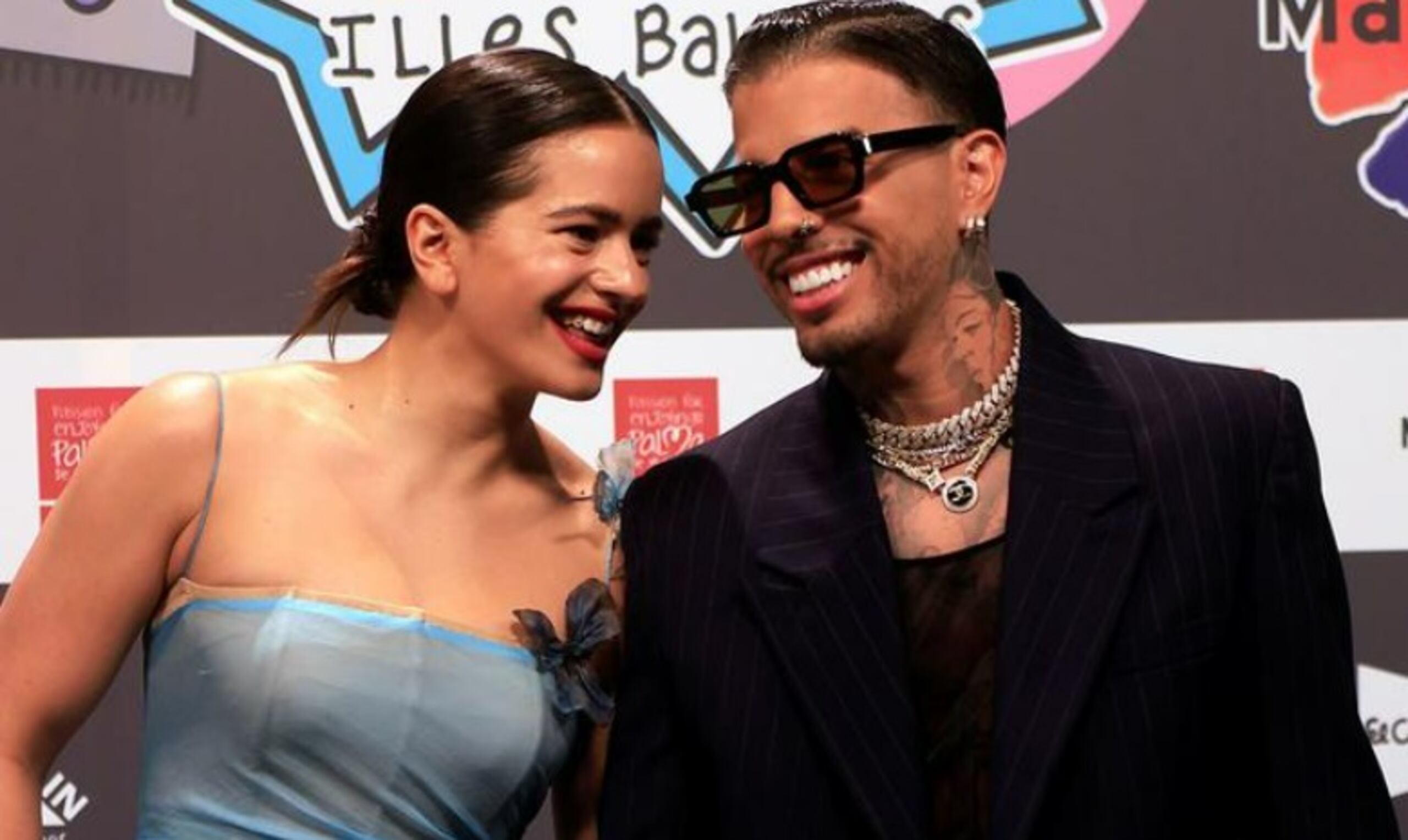 Rosalía junto a Rauw Alejandro