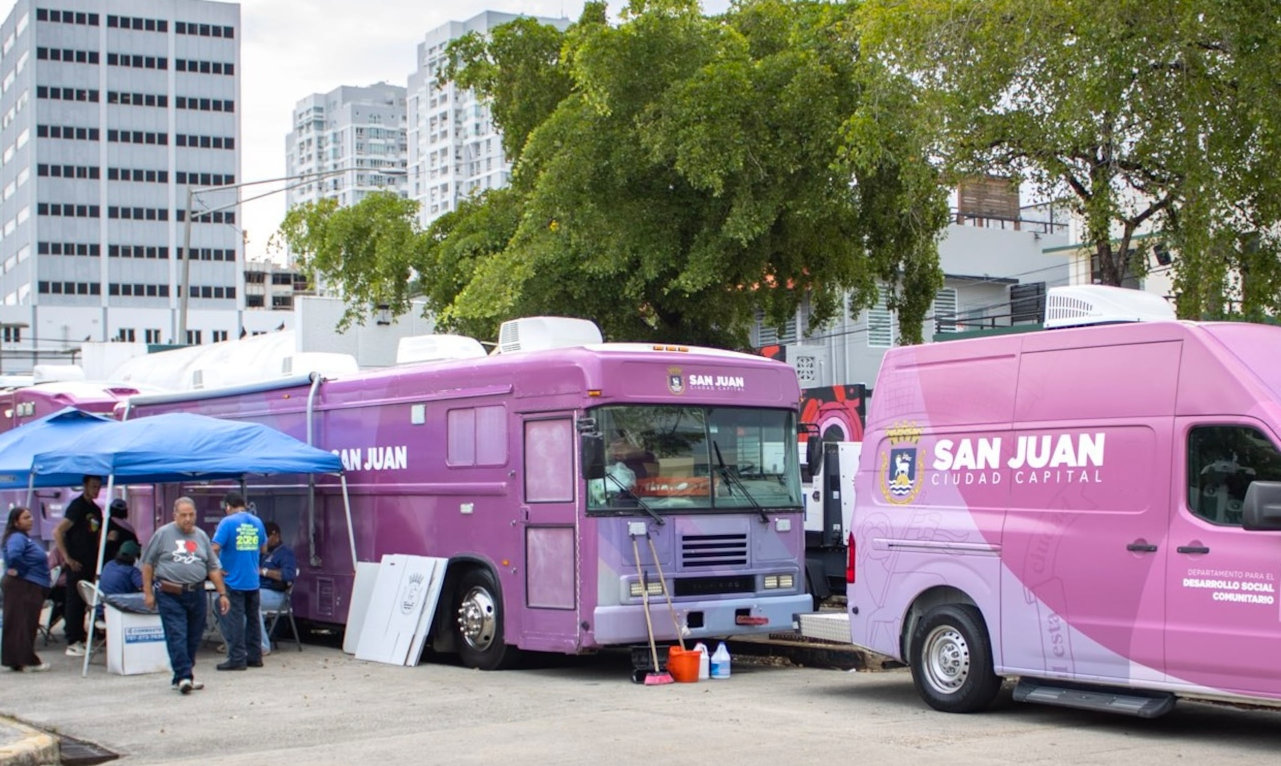 Actualmente el programa "San Juan en la Calle" realiza un impacto por un mes en la Parada 18, para ofrecer servicios a personas sin hogar.