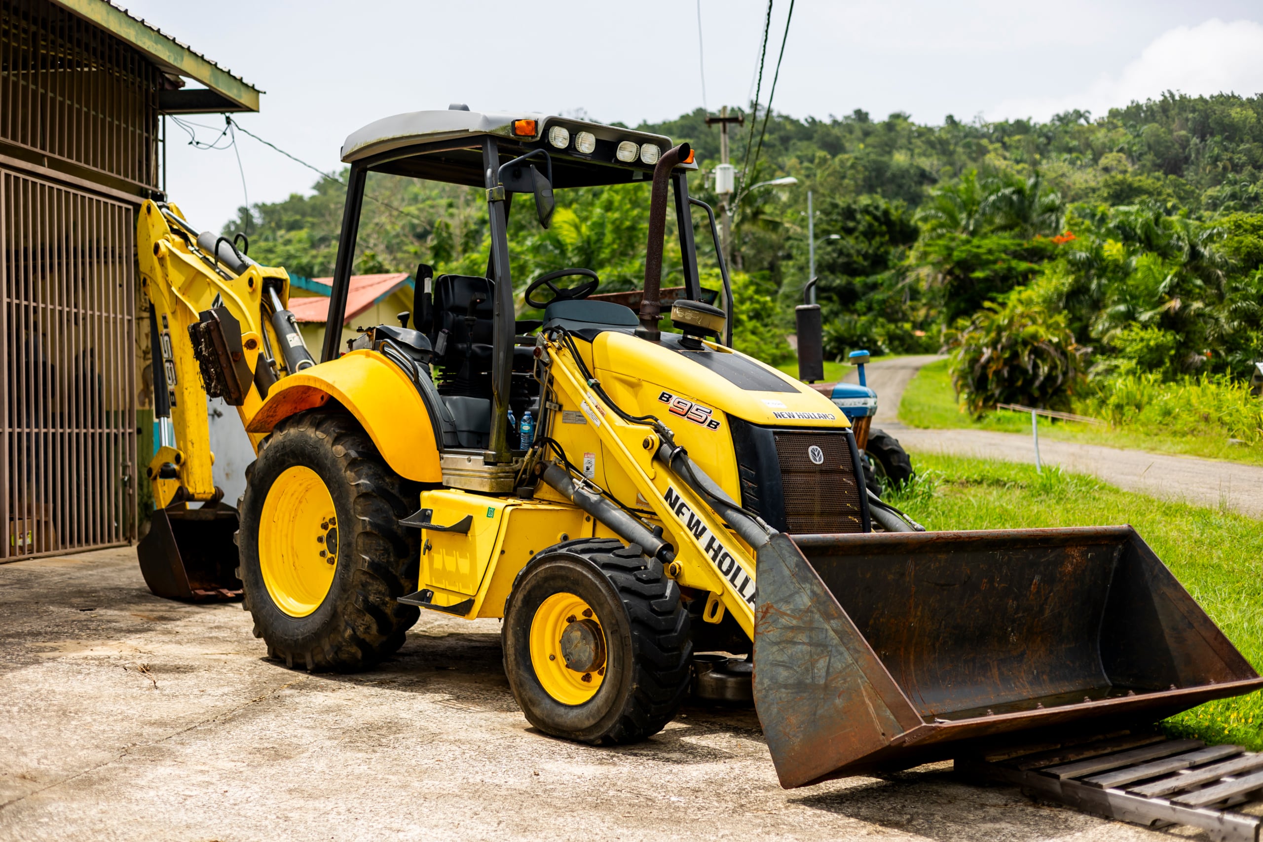 En la estación de equipo pesado, los visitantes aprenden e interactúan con maquinarias, como el “bulldozer” (pala mecánica).