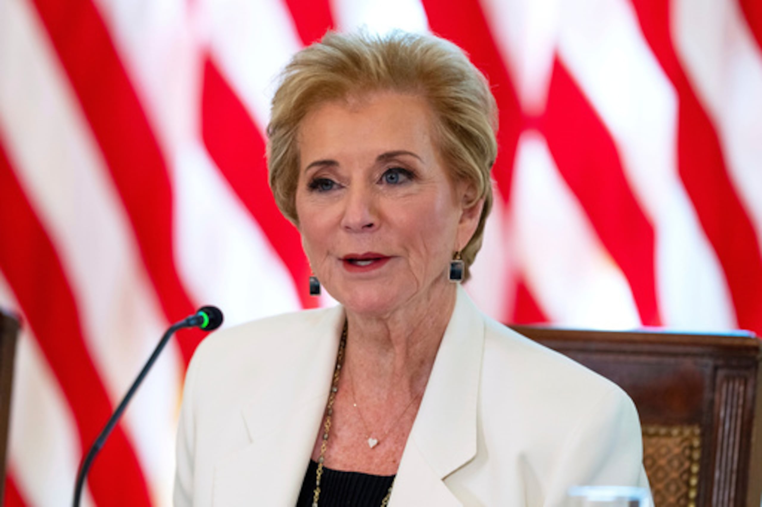 Linda McMahon, secretaria de Educación de Estados Unidos