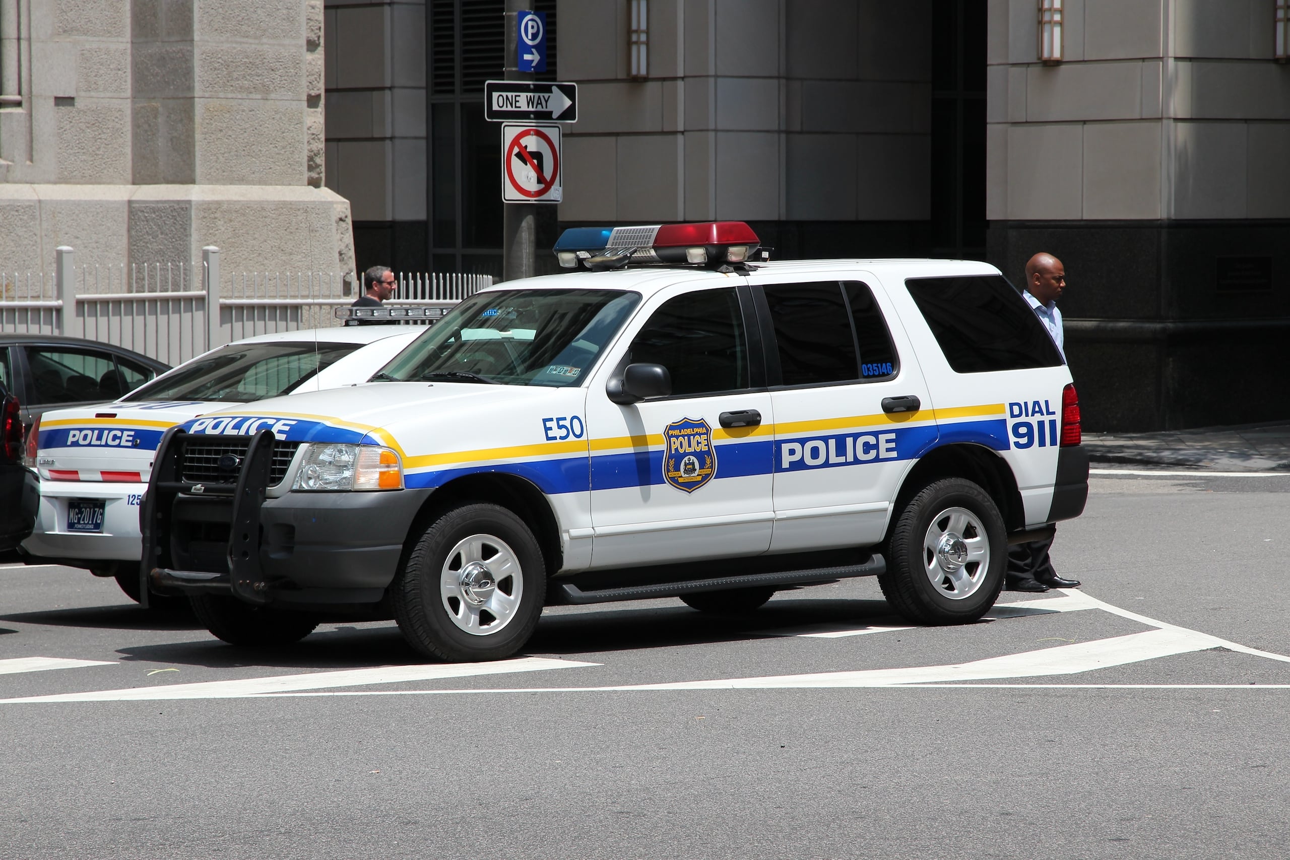 Imagen de archivo de una patrulla de la Policía de Philadelphia.