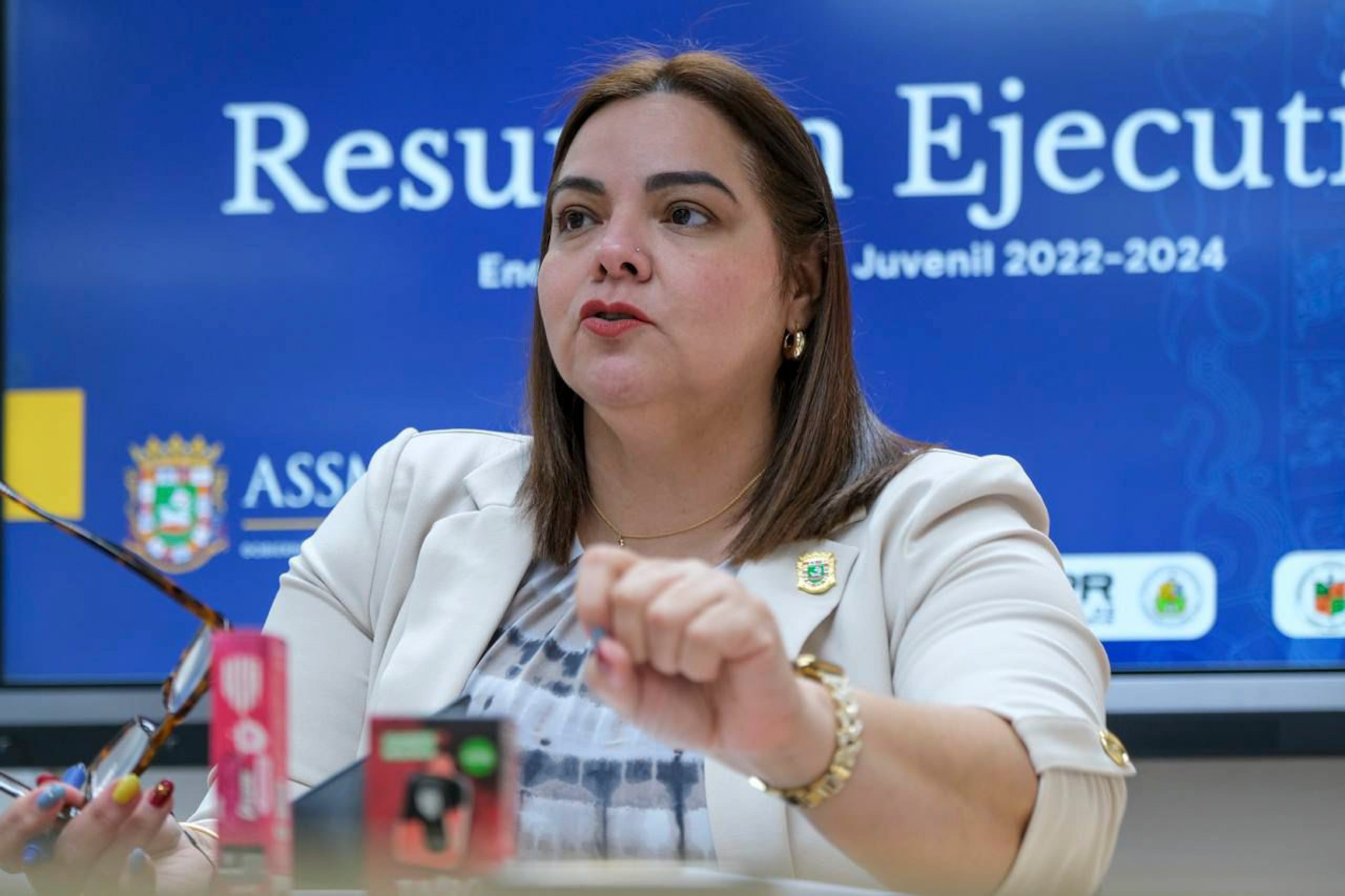 Catherine Oliver Franco, jefa de la Administración de Servicios de Salud Mental y Contra la Adicción (Assmca).