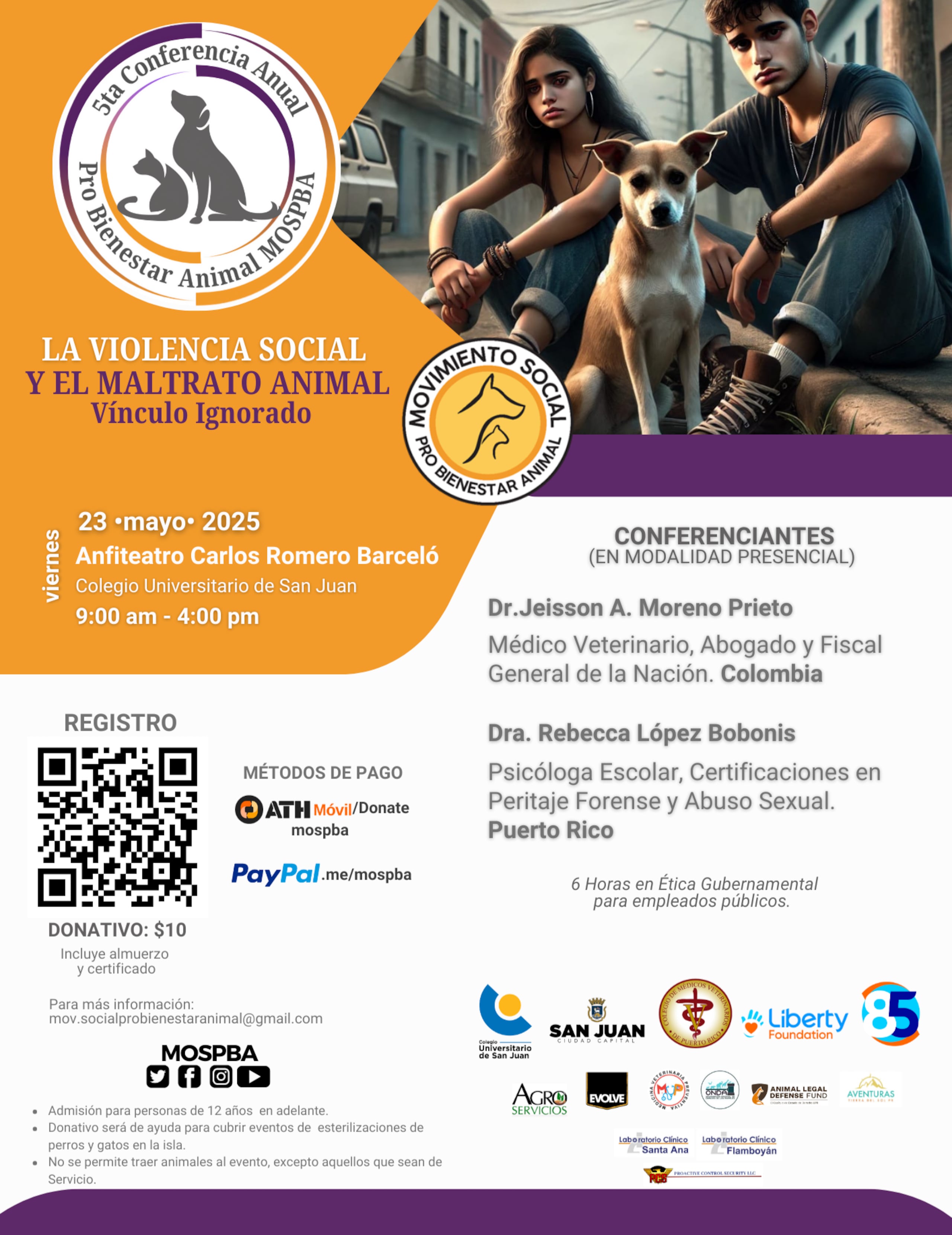 Detalles del evento.