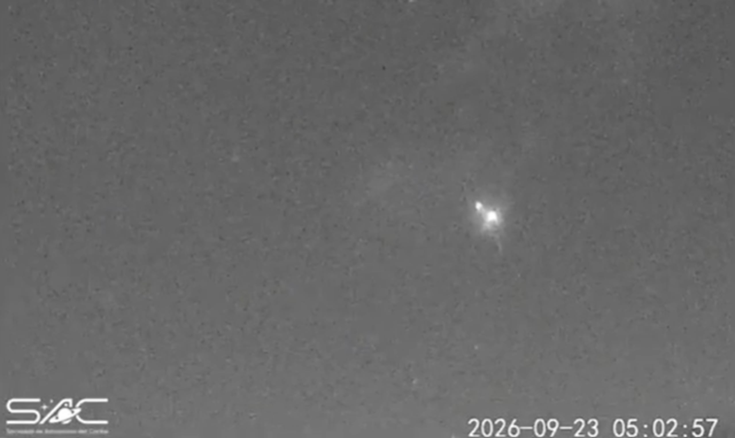 Luces brillantes que aparecieron en el cielo. (SAC)