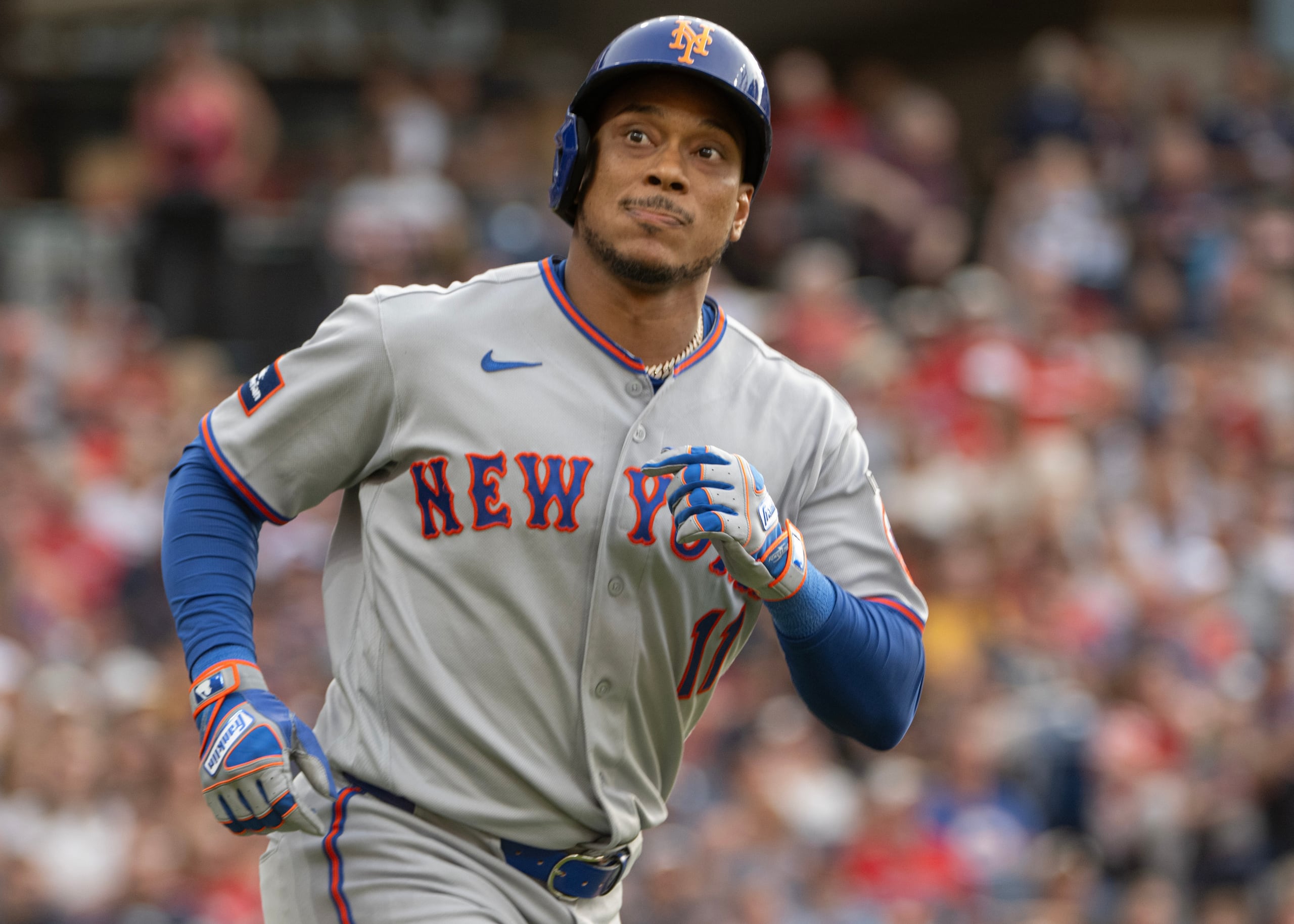 El infielder de los Mets de Nueva York, Jorge Polanco.