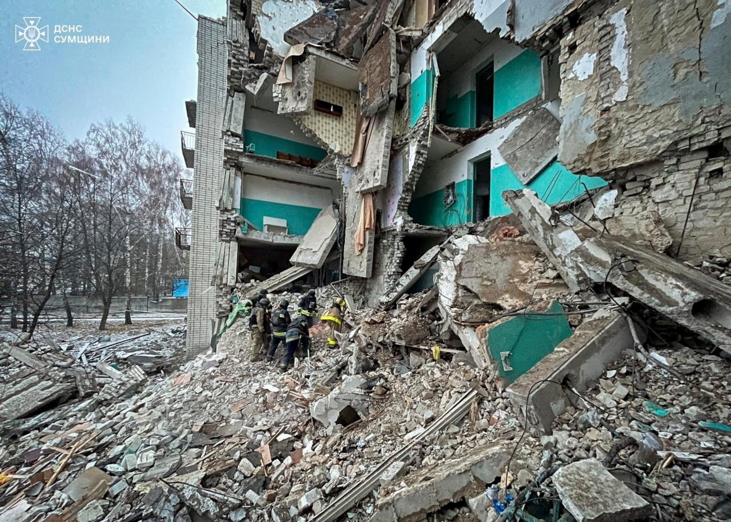 (Ukrainian Emergency Service via AP)