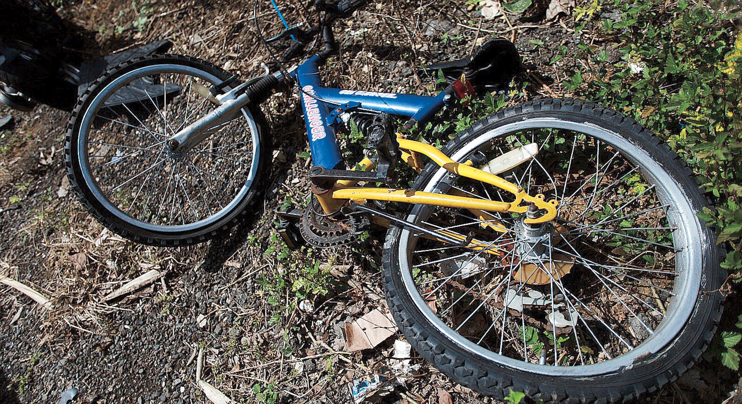 Foto de archivo de una bicicleta de un caso de accidente de tránsito. (Archivo)
                  
-----