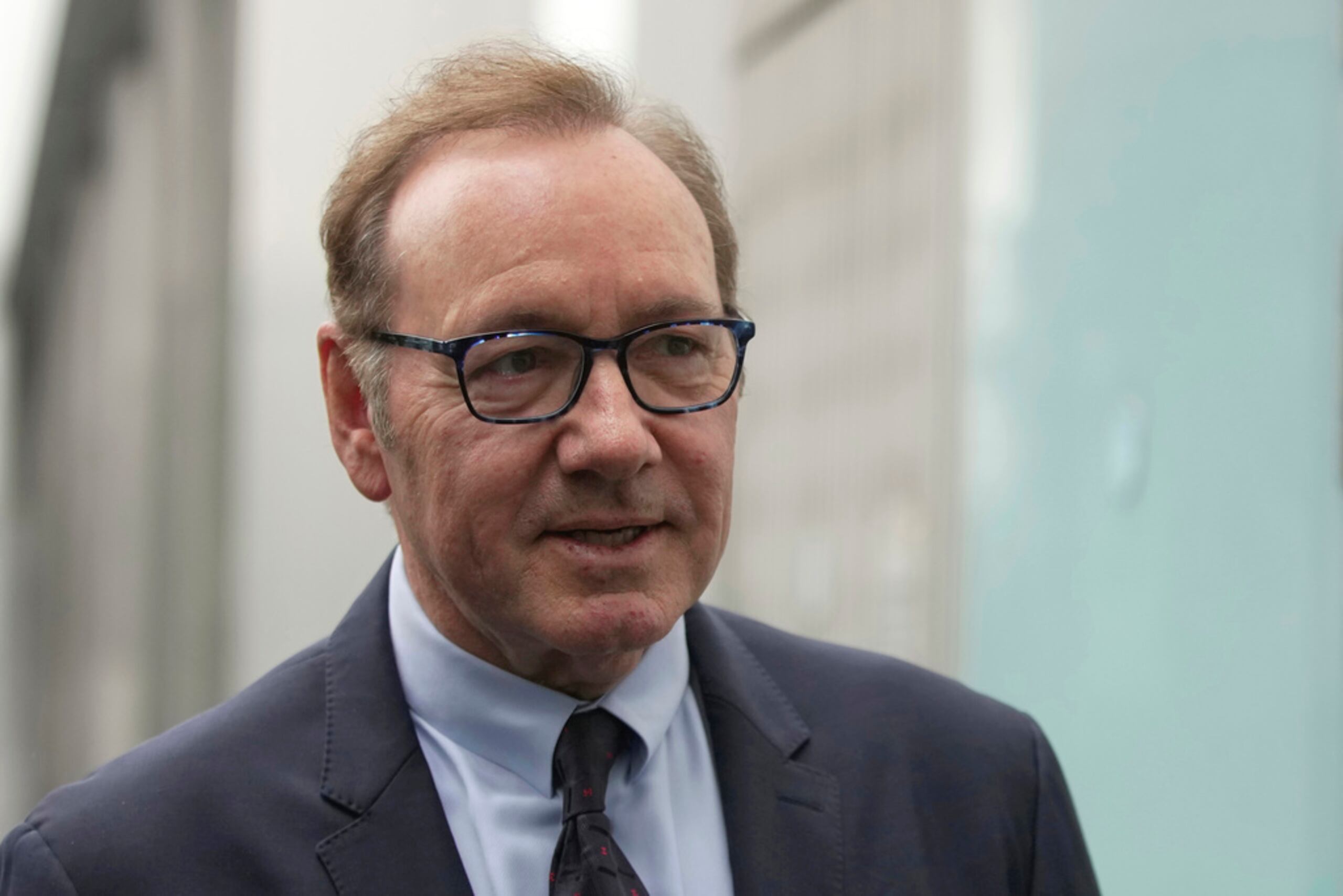 El actor Kevin Spacey en la corte londinense Southwark este viernes.