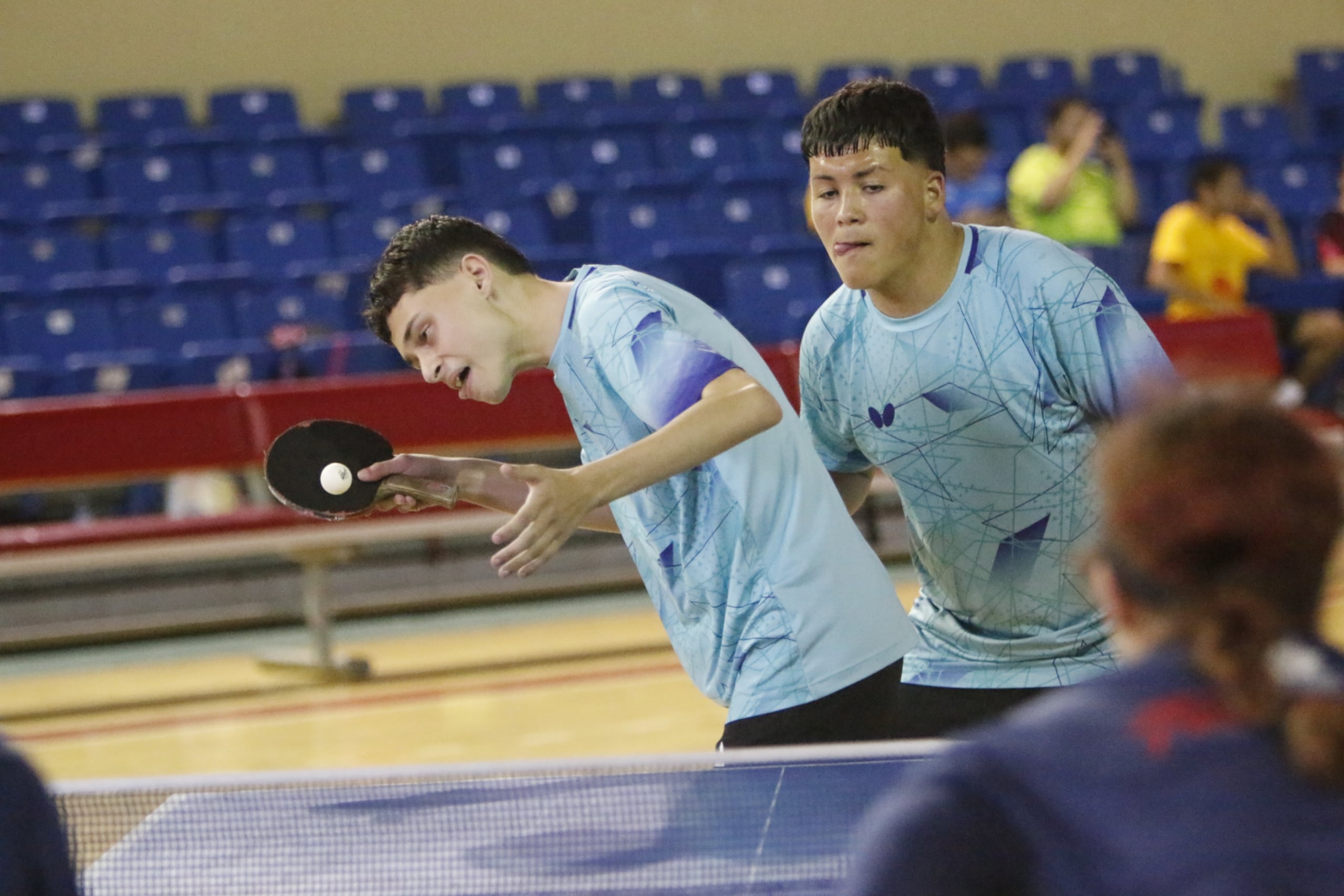 Johnell Torres y Abdiel Hernández ganaron la medalla de oro al vencer a las hermanas María Vanessa y Adamaris Milagros Ayala.