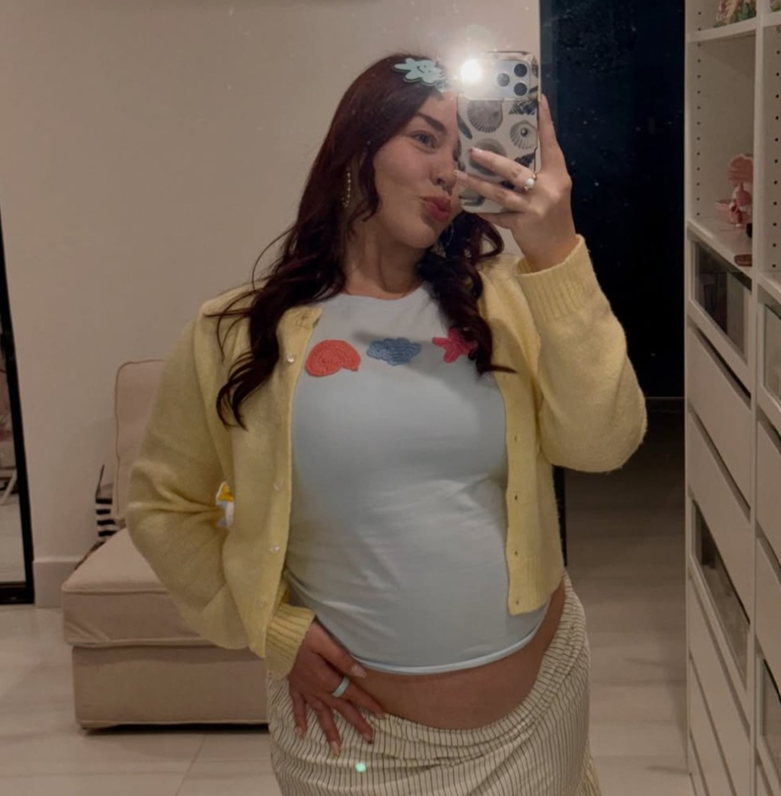 Jesaaelys Ayala González anunció su embarazo en febrero.