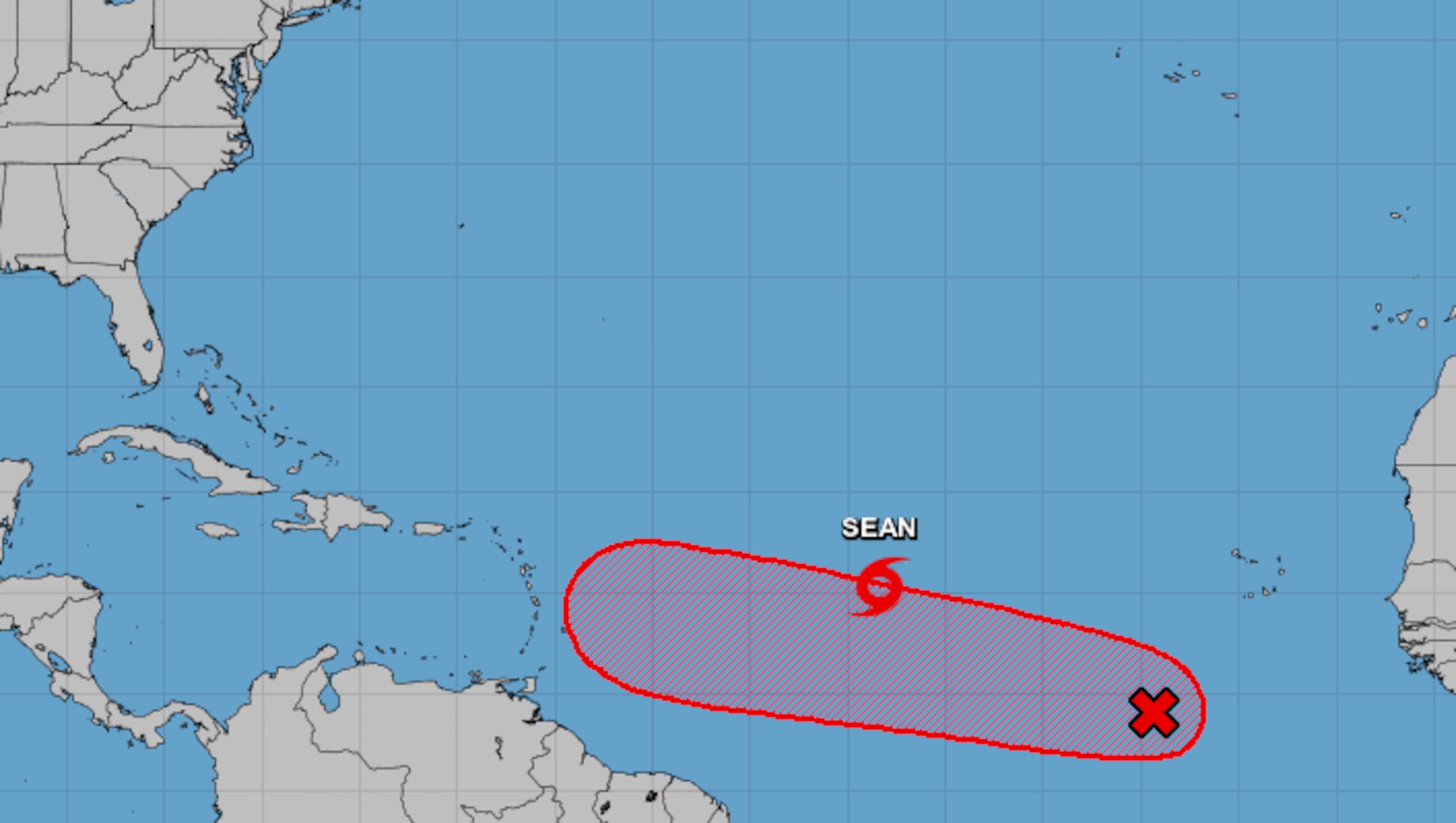 El Invest 94L tiene una probabilidad de desarrollo de 60% en los próximos dos días y de 80% en siete días.