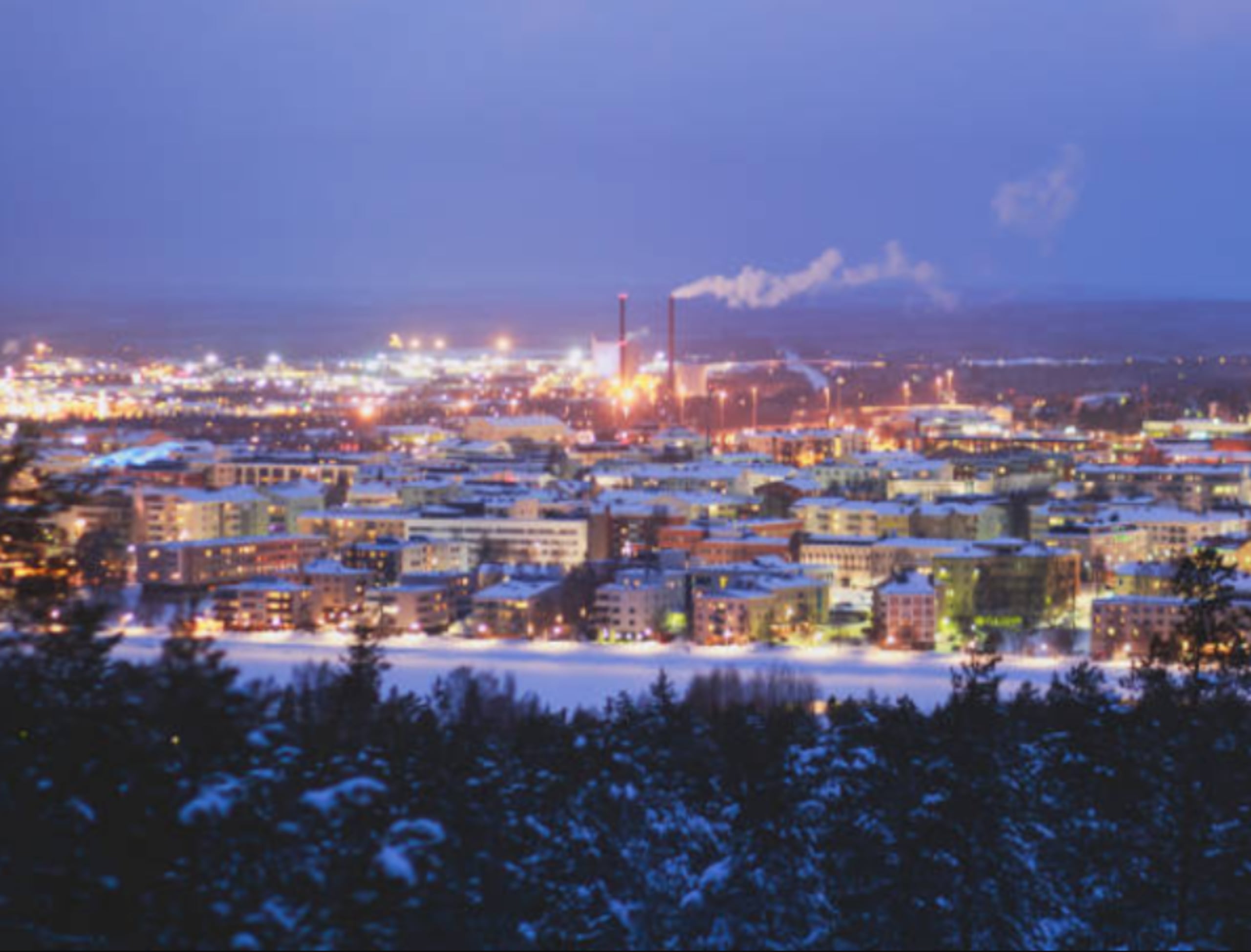 Rovaniemi ubica en la región de Laponia, al norte de Finlandia.