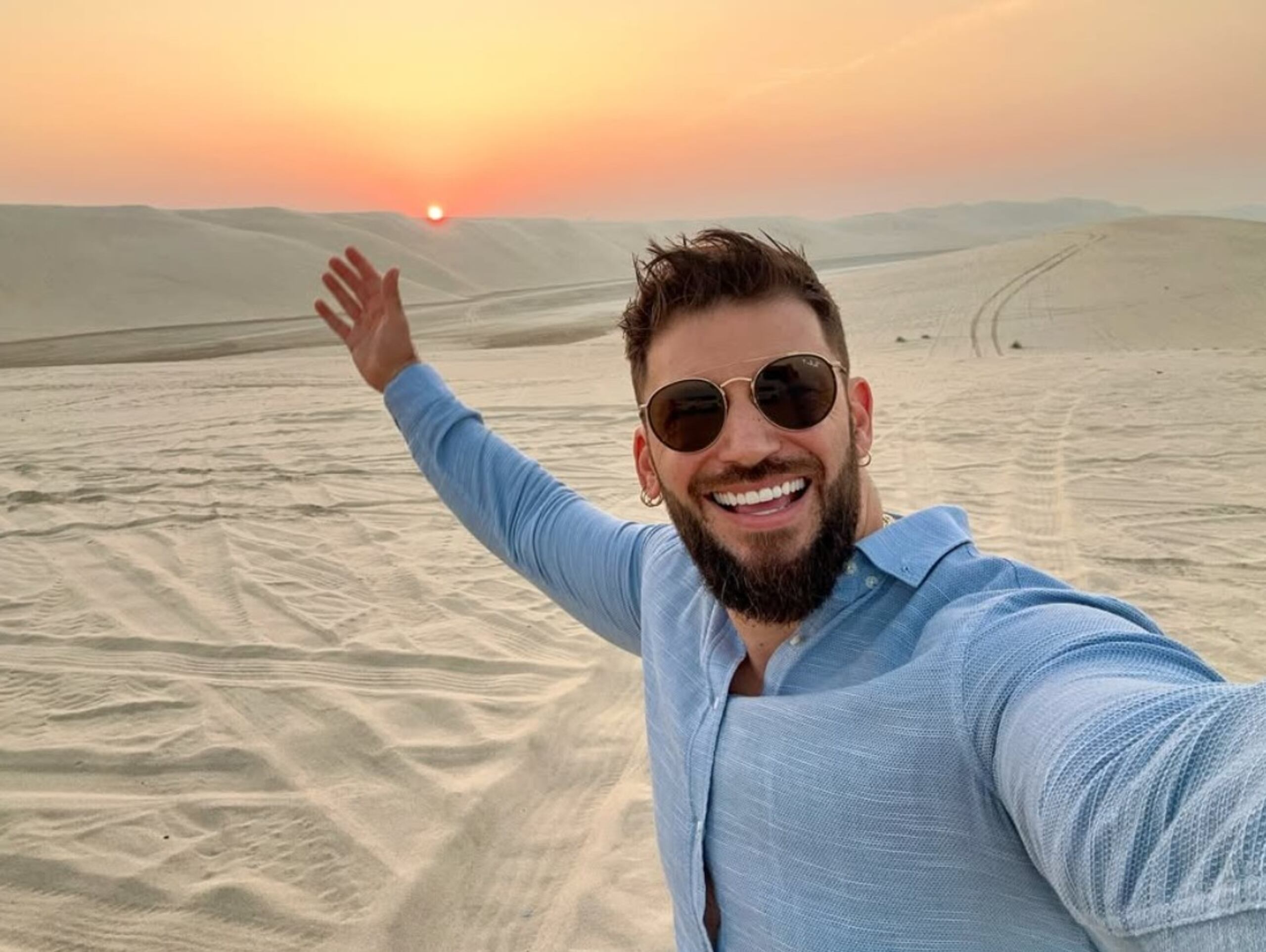 El también "influencer" reconoció que sintió miedo antes de la operación.