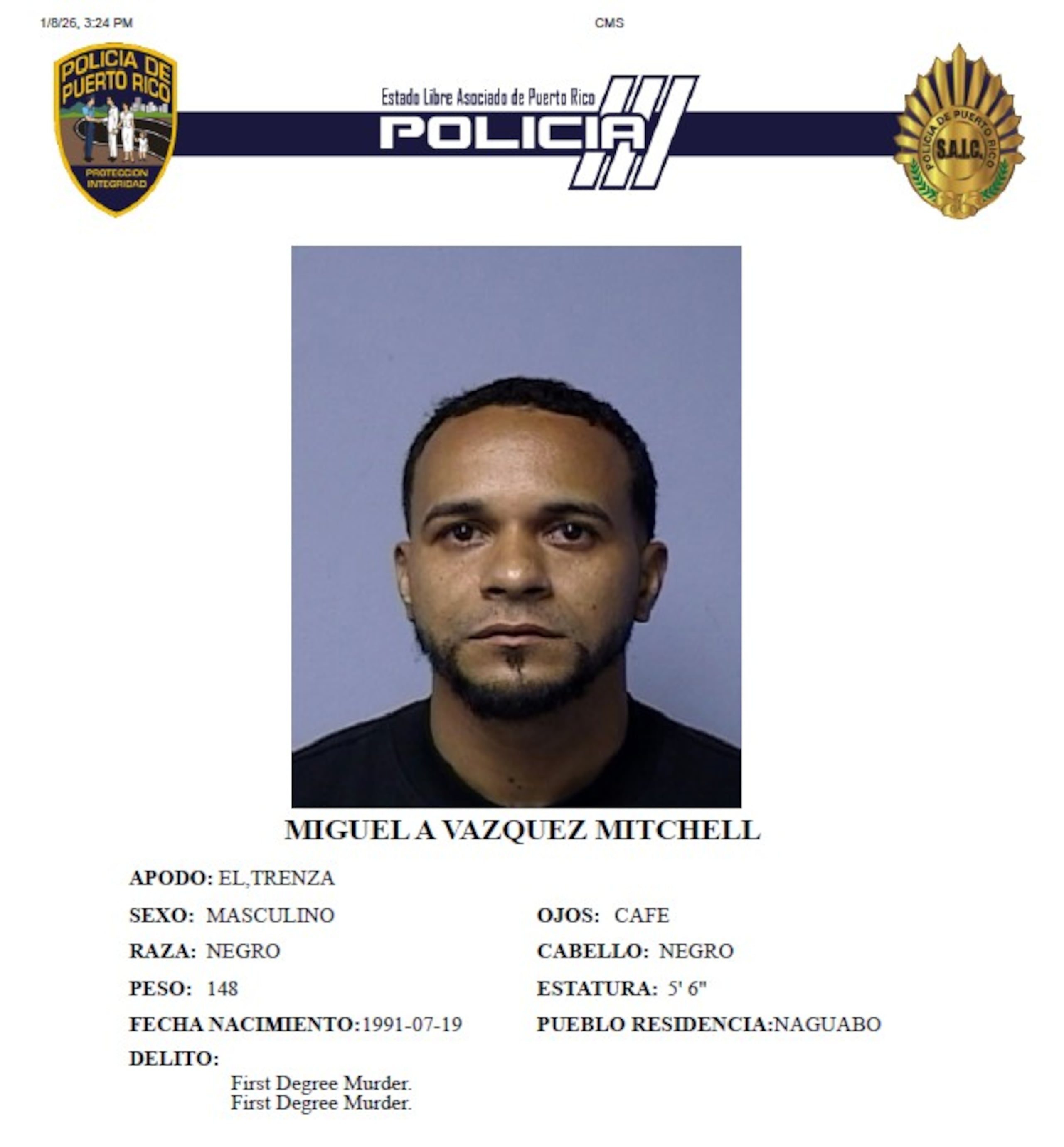 Miguel A. Vázquez Mitchell.