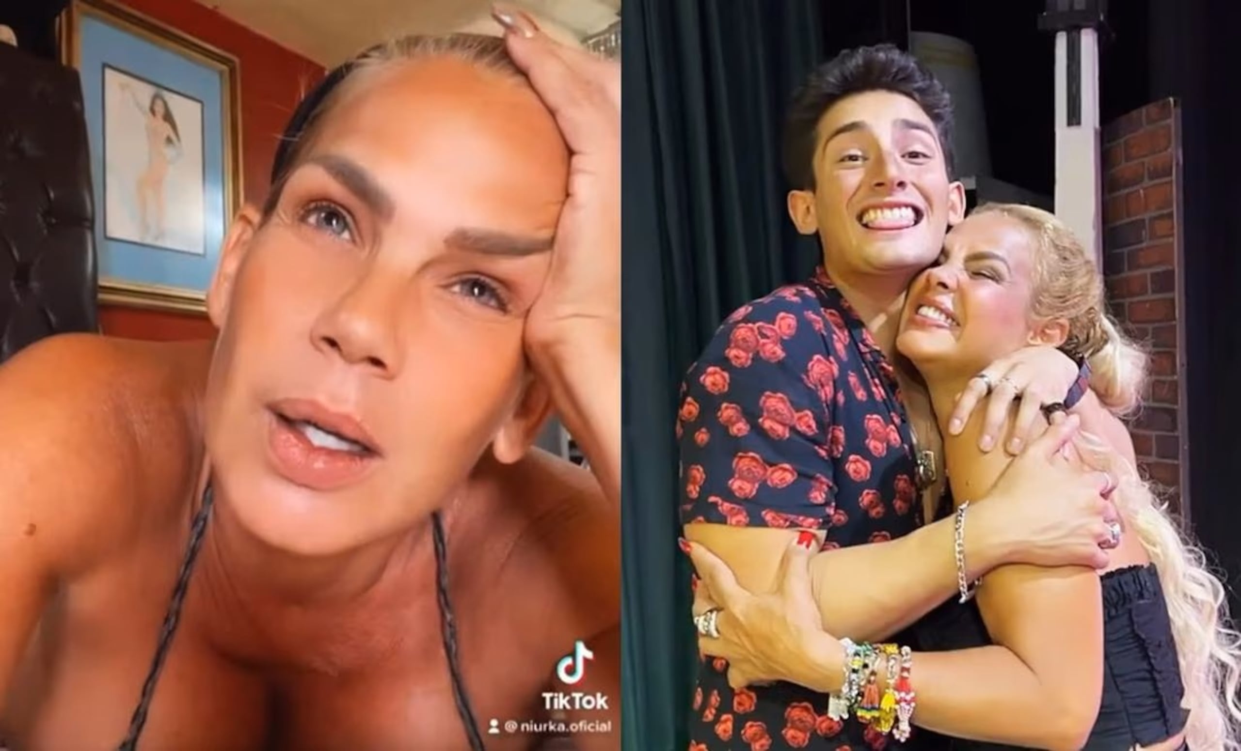 Niurka Marcos y su hijo, Emilio Osorio