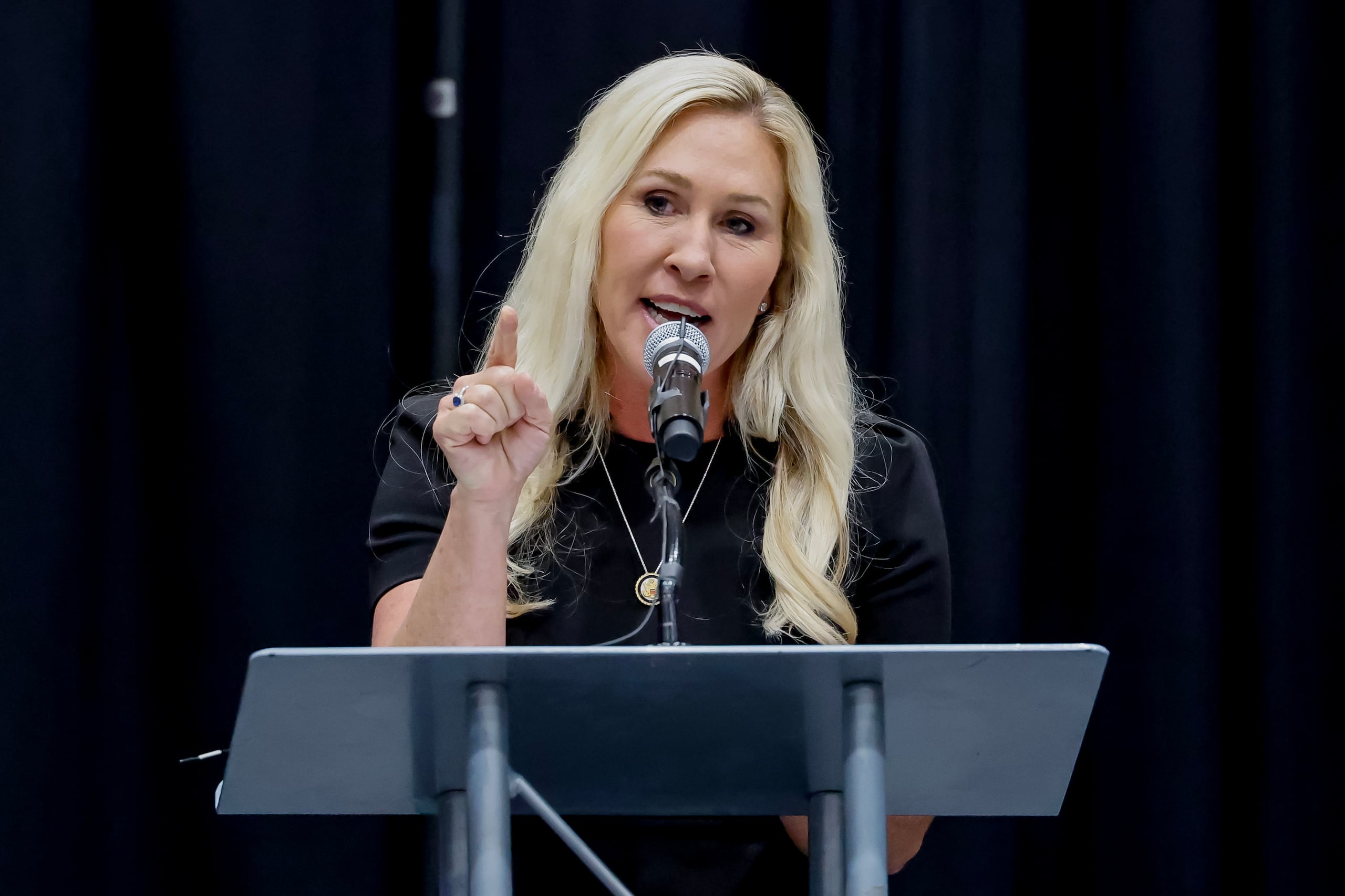 La representante republicana por Georgia, Marjorie Taylor Greene. (EFE/Erik S. Lesser/Archivo)