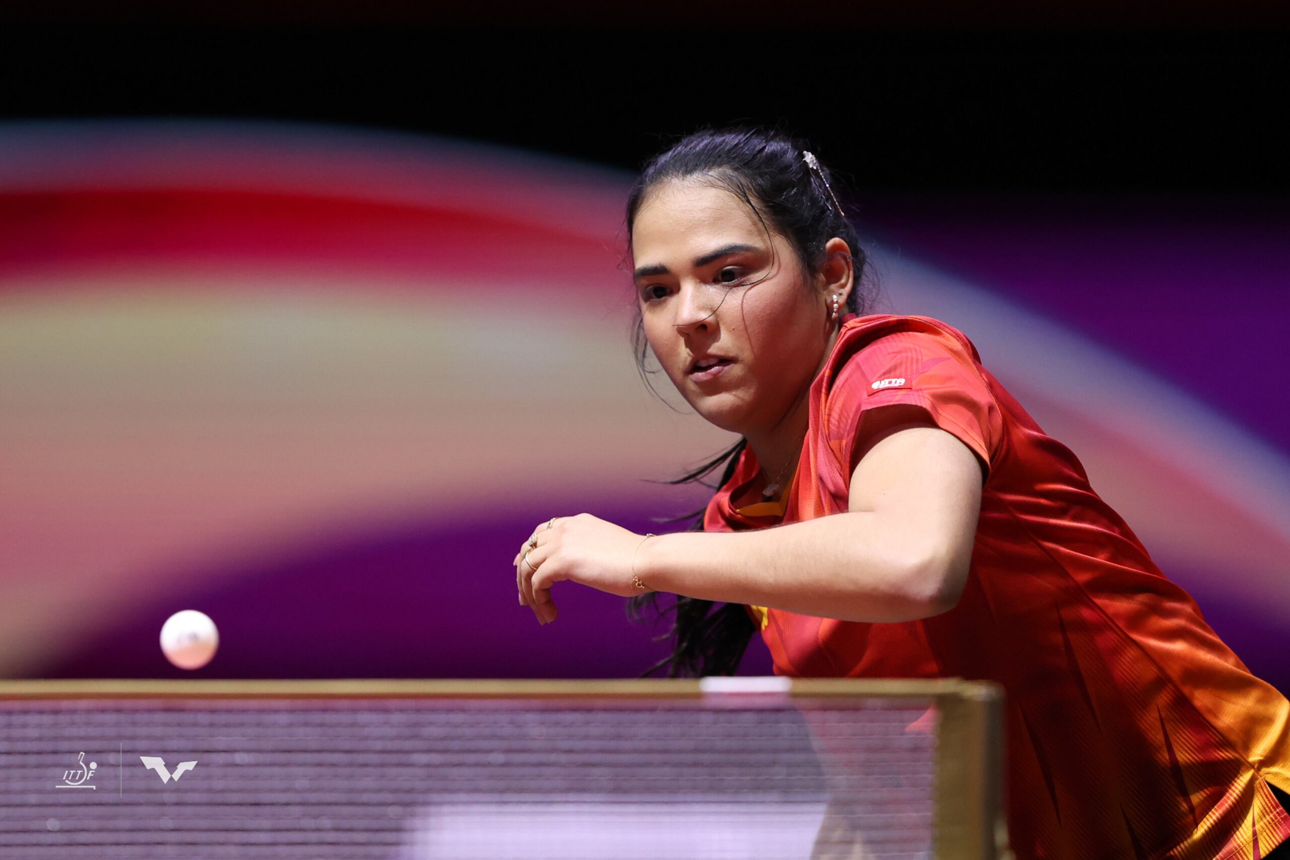 Adriana Díaz en el Mundial de Tenis de Mesa del 2025. (Flickr / ITTF)