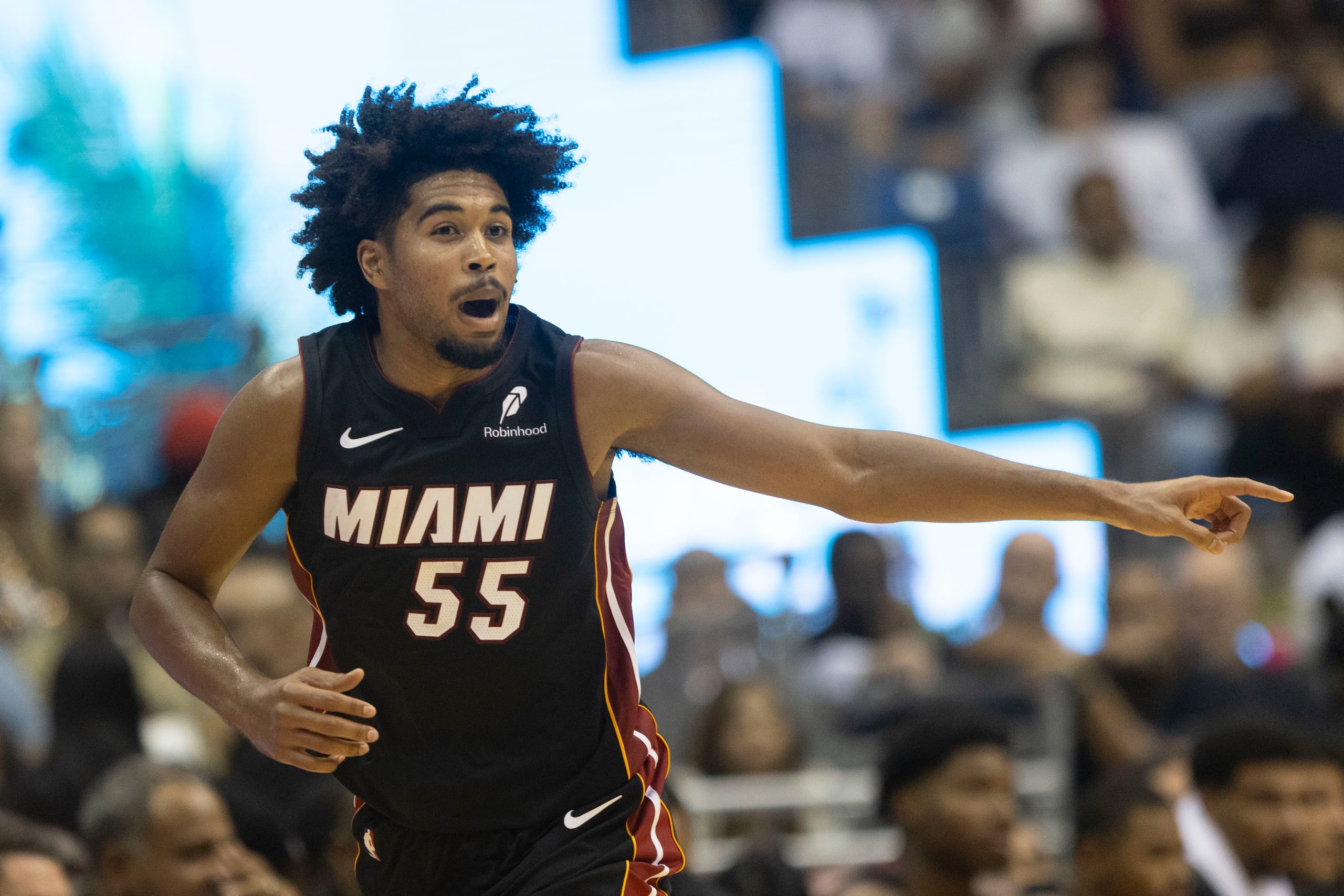 Ethan Thompson, escolta puertorriqueño del Heat de Miami.