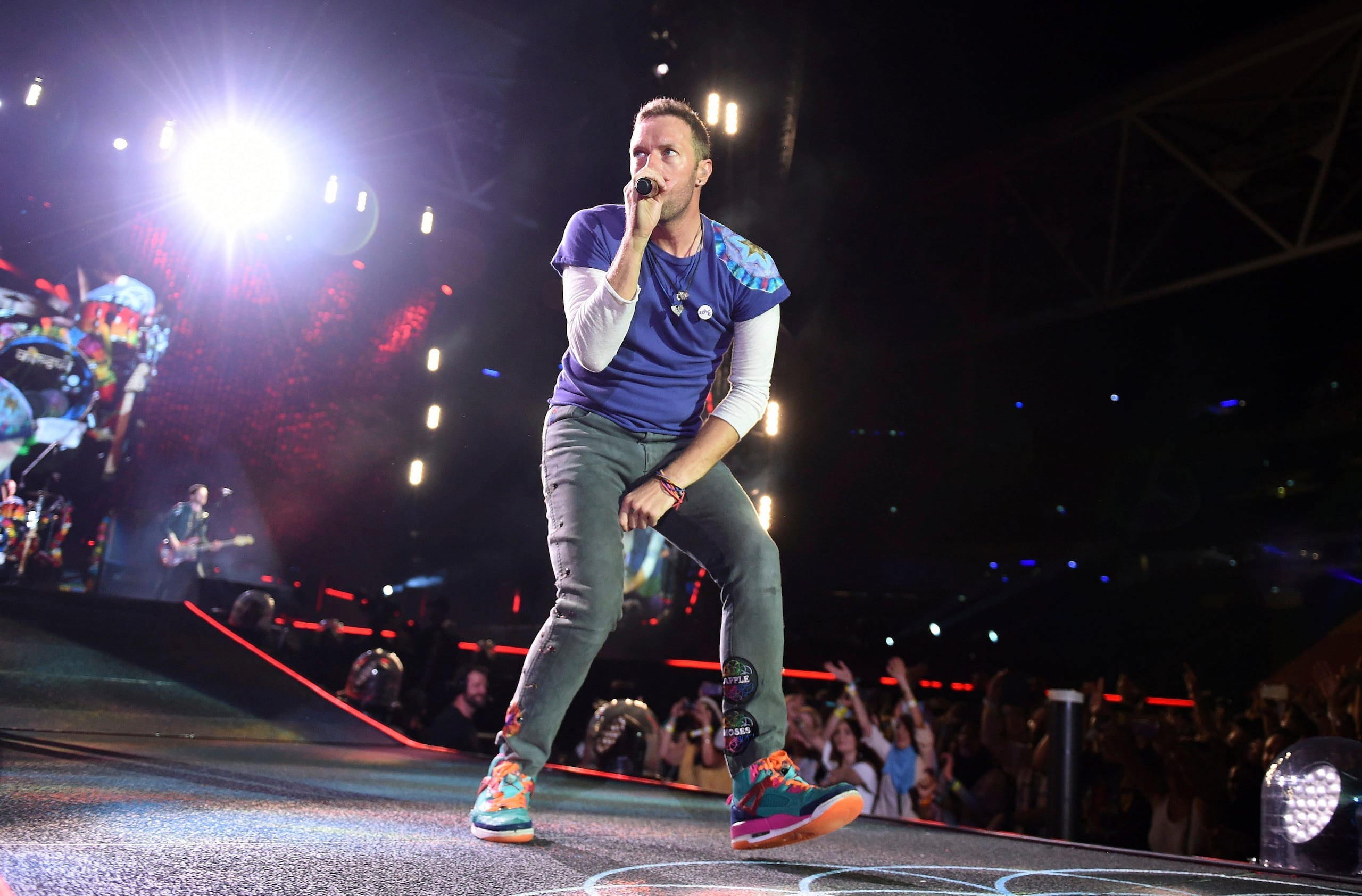 El líder de la banda británica Coldplay, Chris Martin.