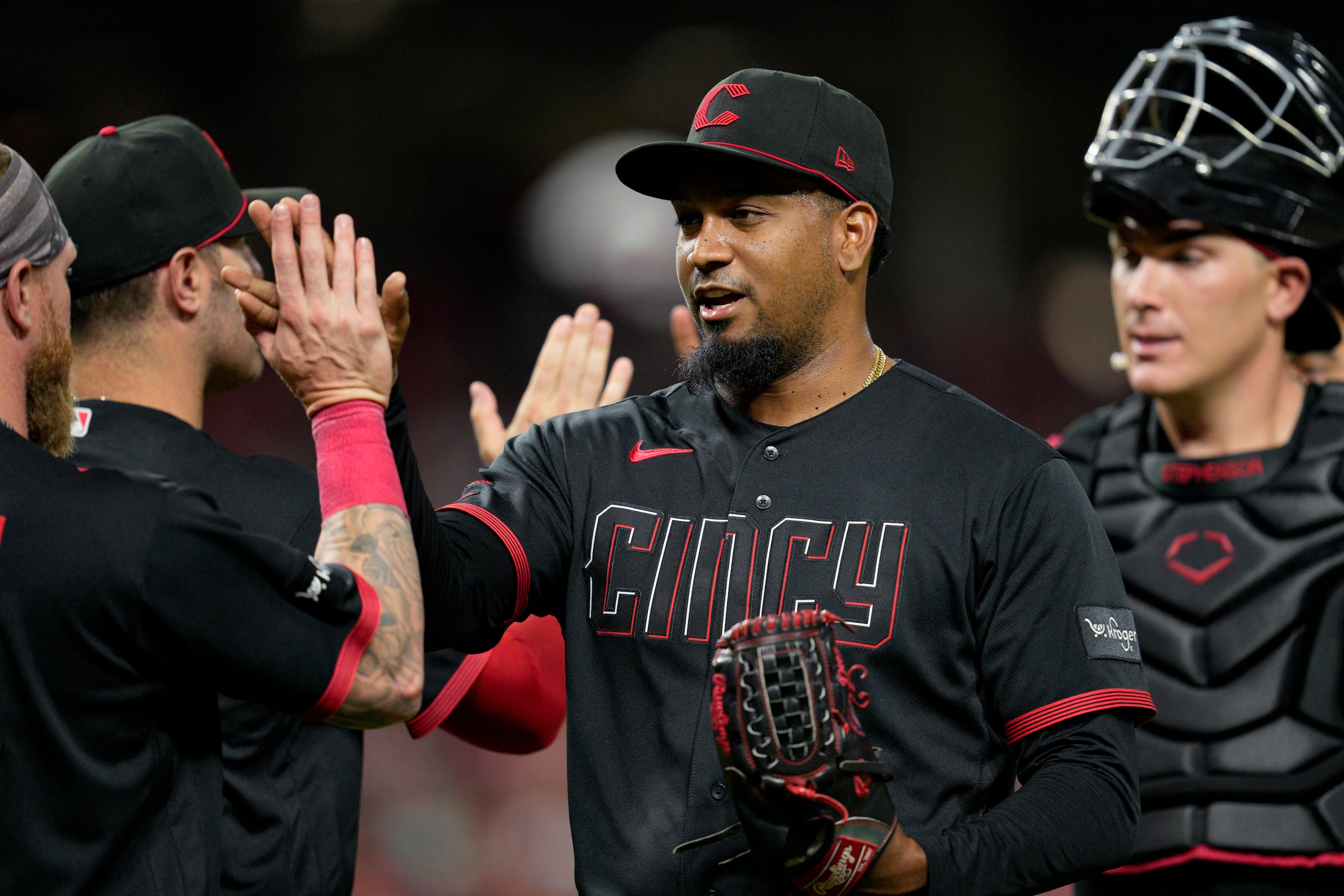 Como lanzador relevista, Alexis Díaz ha tenido que ver en 46 de las 76 victorias de los Reds de Cincinnati.