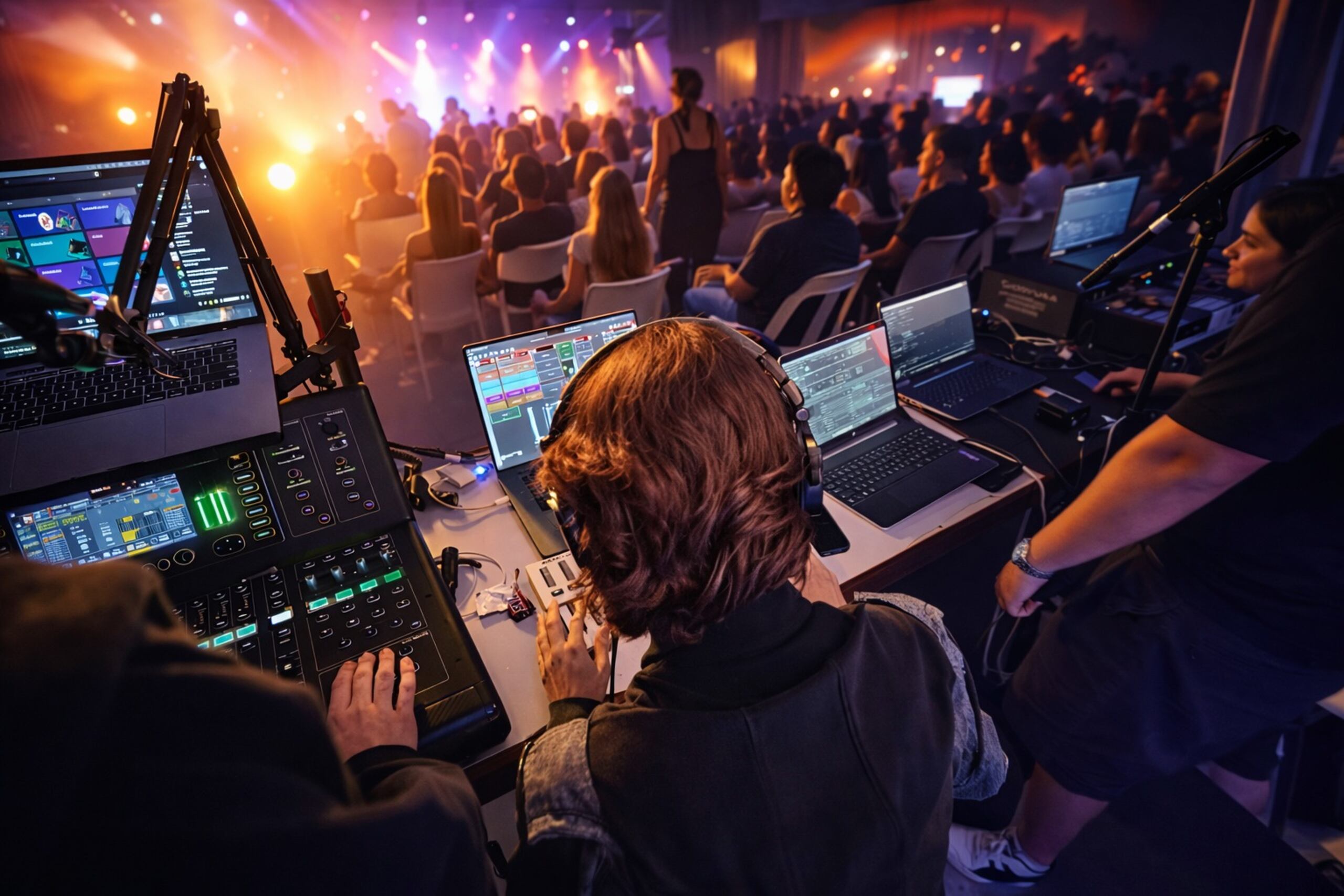 Aprende de profesionales activos en la industria, en estudios y laboratorios equipados con tecnología de vanguardia, dentro de un ambiente dinámico que estimula la creatividad y el crecimiento profesional.