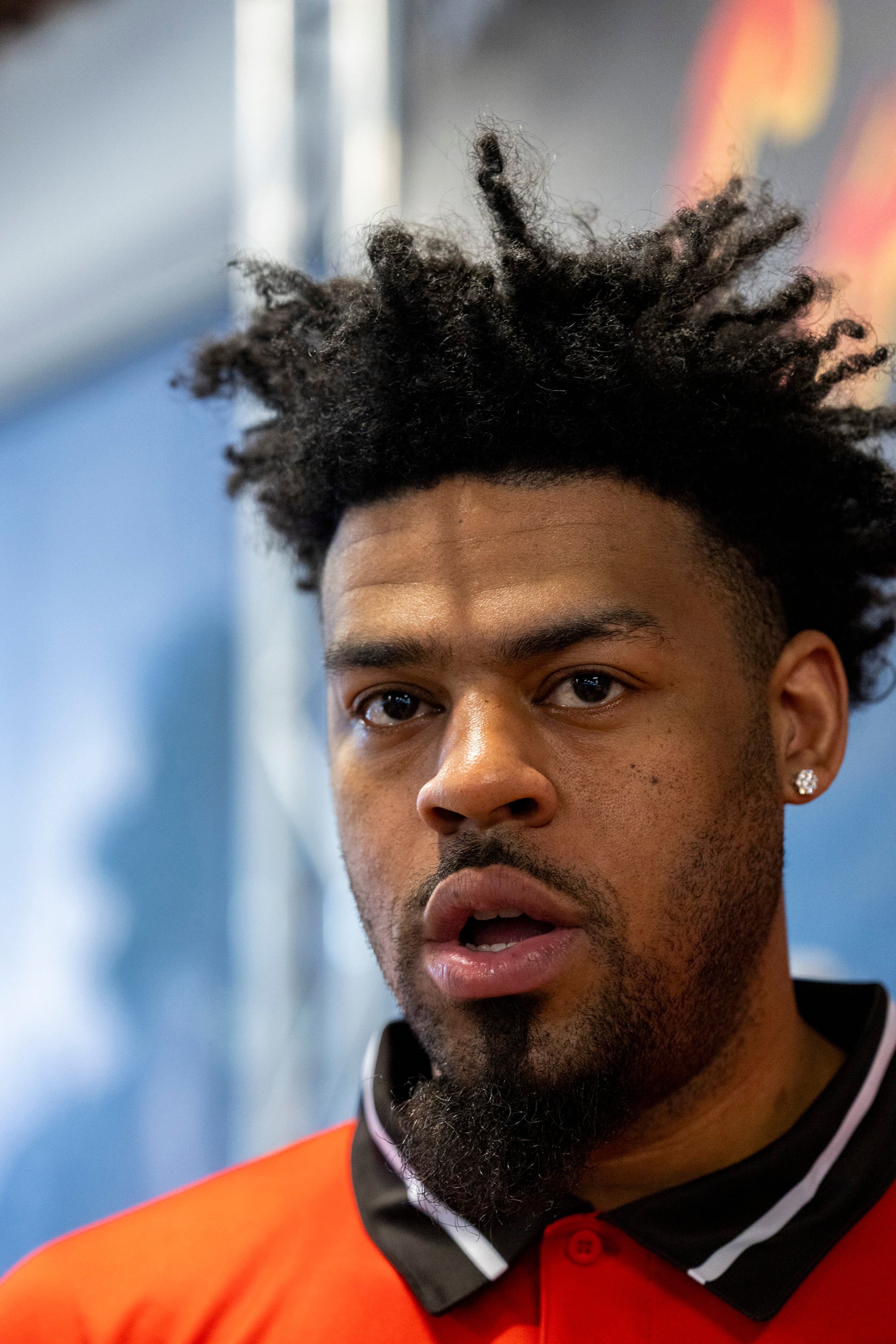 Quinn Cook conversó con GFR Media tras la presentación de los Gigantes de Carolina en el Hipódromo Camarero.