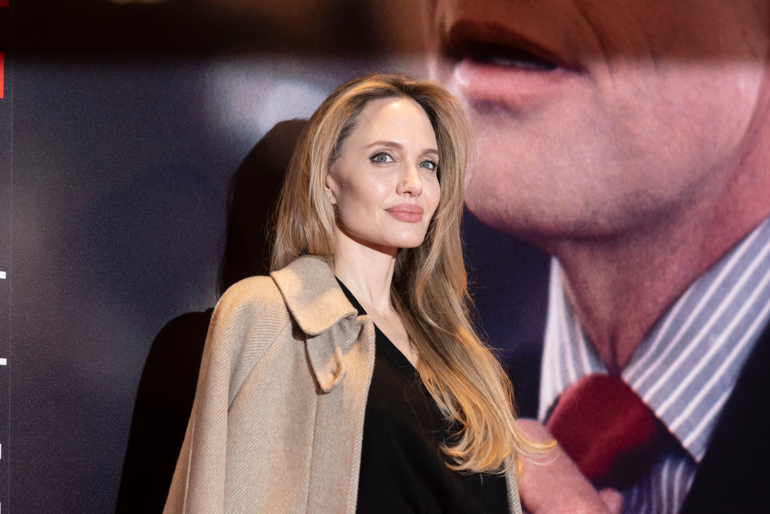 Angelina Jolie posa en el Festival de Cine de Turín, en Turín, Italia, el domingo 24 de noviembre de 2024. (Matteo Secci/LaPresse vía AP)