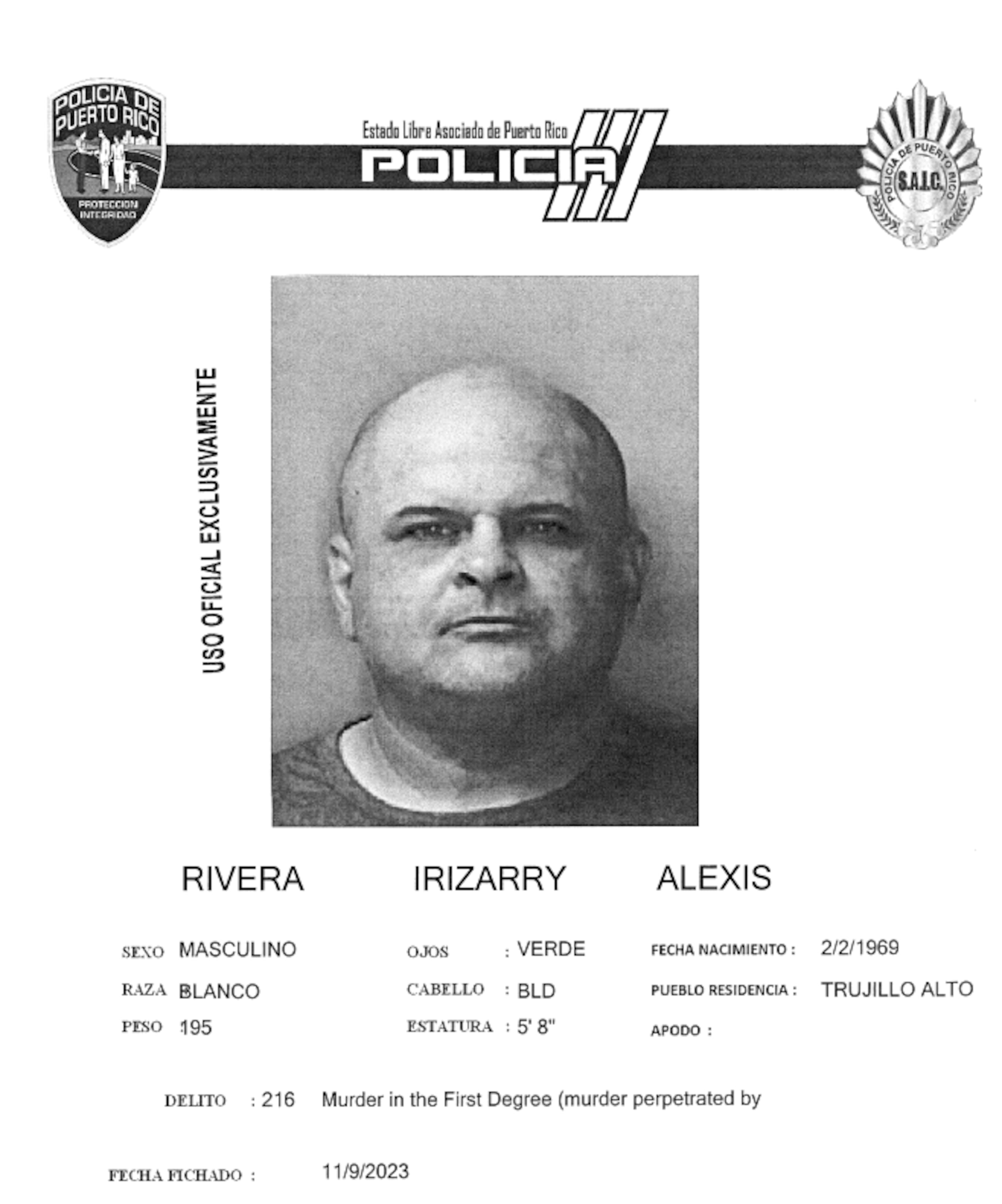 El hombre está imputado de prender en fuego caseta de seguridad y provocar quemaduras a guardias.