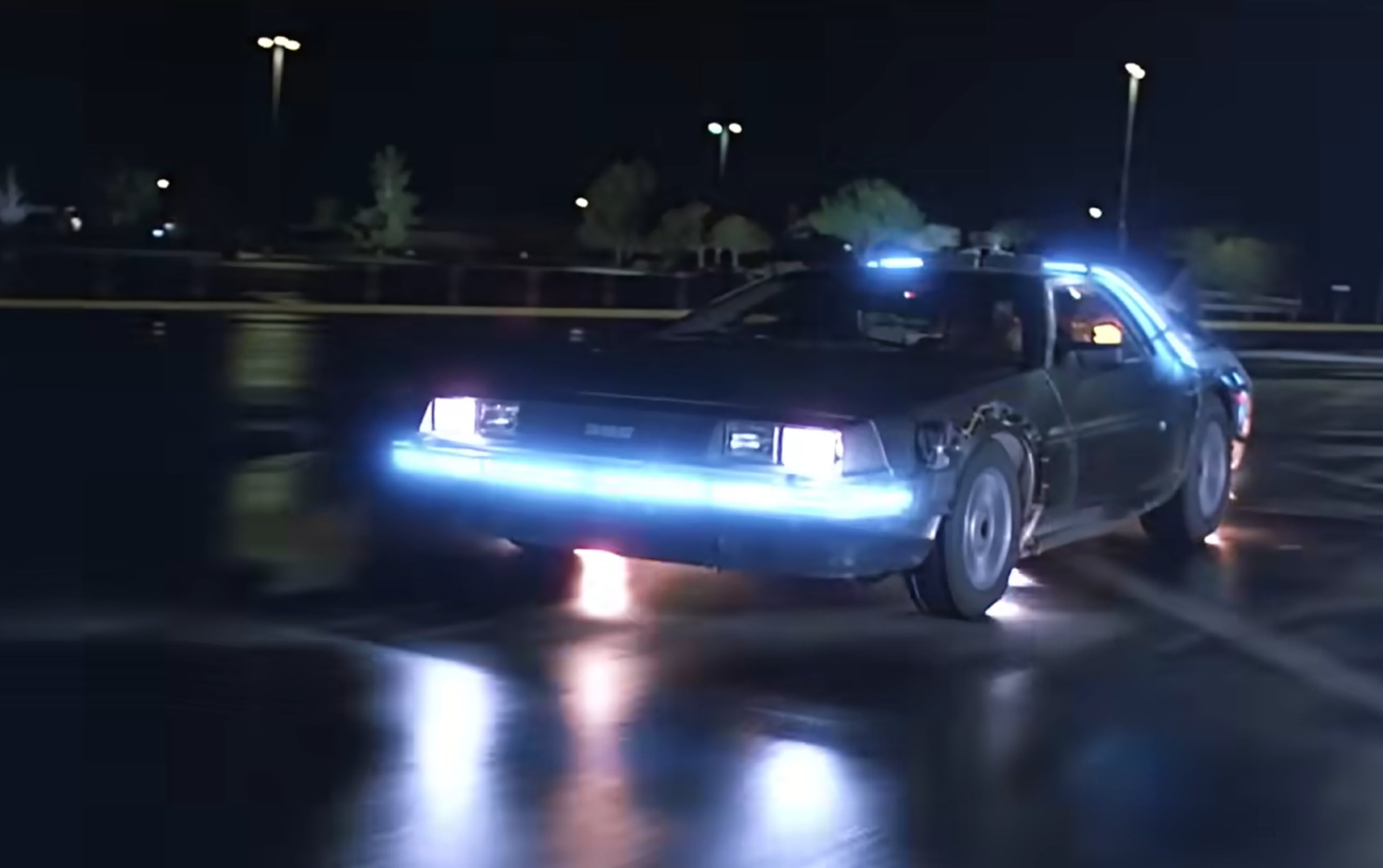 DMC DeLorean de 1981 en la película "Back to the Future".