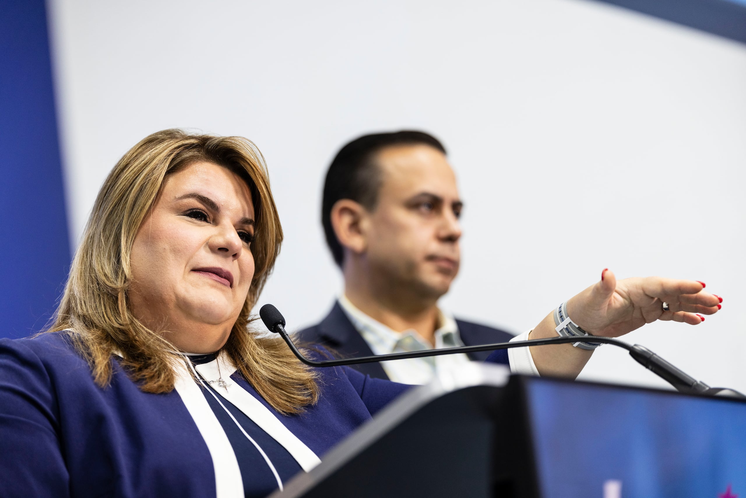 La presidenta del Partido Nuevo Progresista y candidata a la gobernación, Jenniffer González Colón.
Foto por:
Xavier Araújo | GFR Media
xavier.araujo@gfrmedia.com