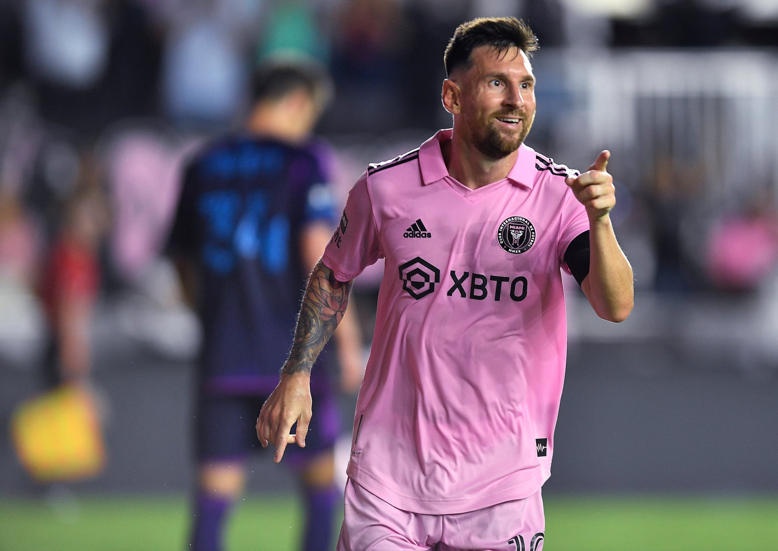 El argentino Lionel Messi lleva nueve goles desde que llegó al Inter Miami.