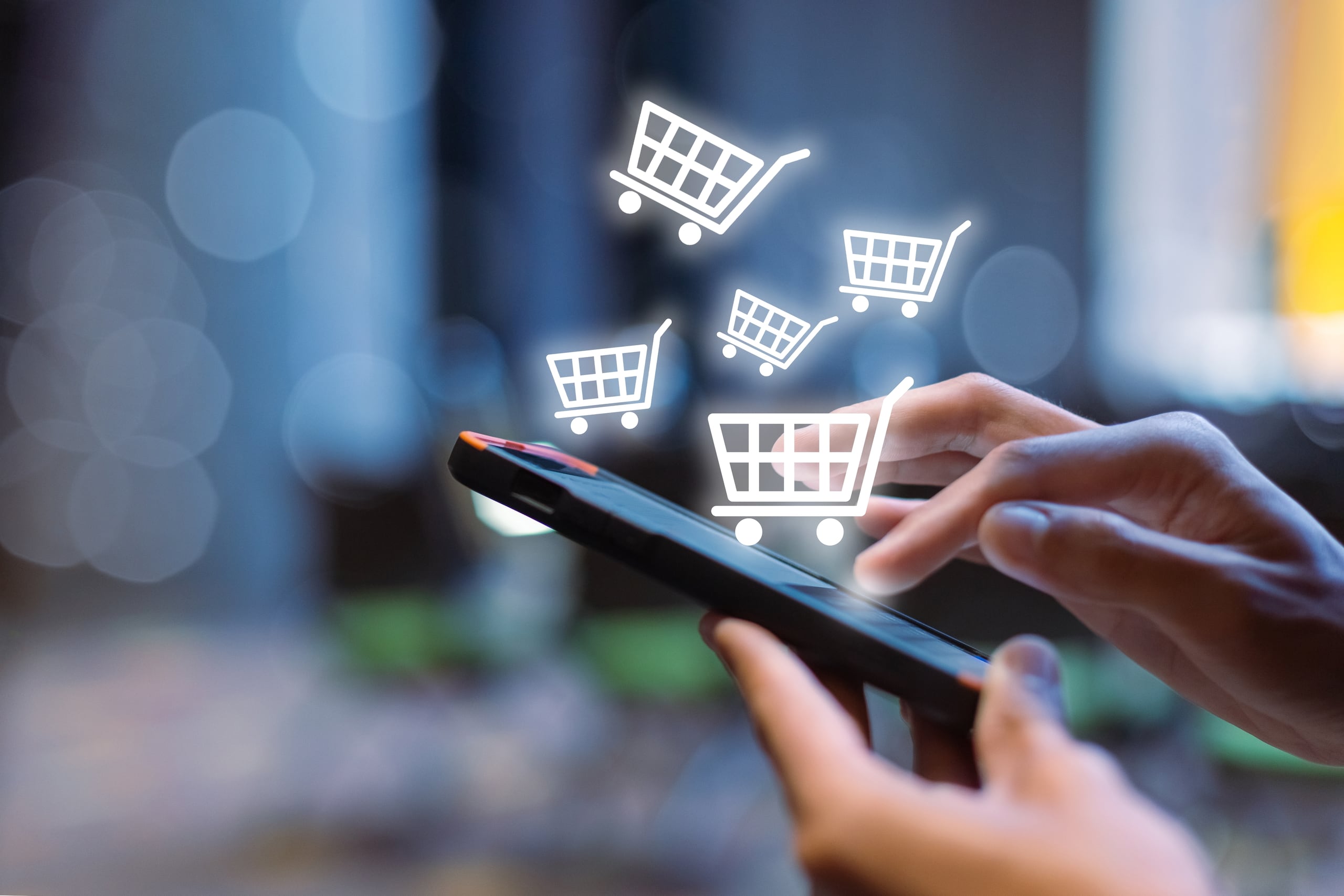 Solamente un 14% de los encuestados dijeron hacer la compra en línea.