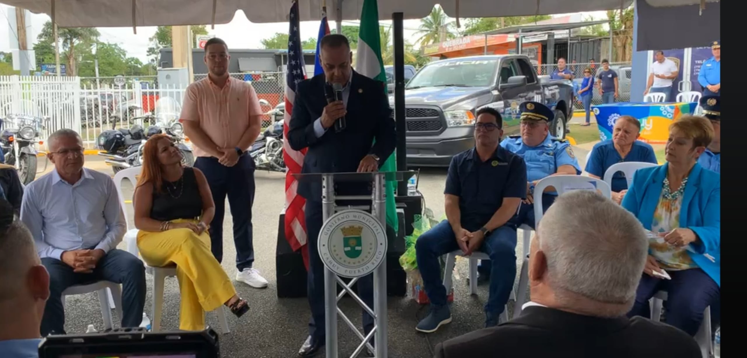 Las expresiones se produjeron durante la inauguración del cuartel estatal agente Víctor M. Estrada Vélez, en el Centro de Gobierno Municipal Joaquín Cerezo de la Cruz, en el barrio Quebrada de Camuy.