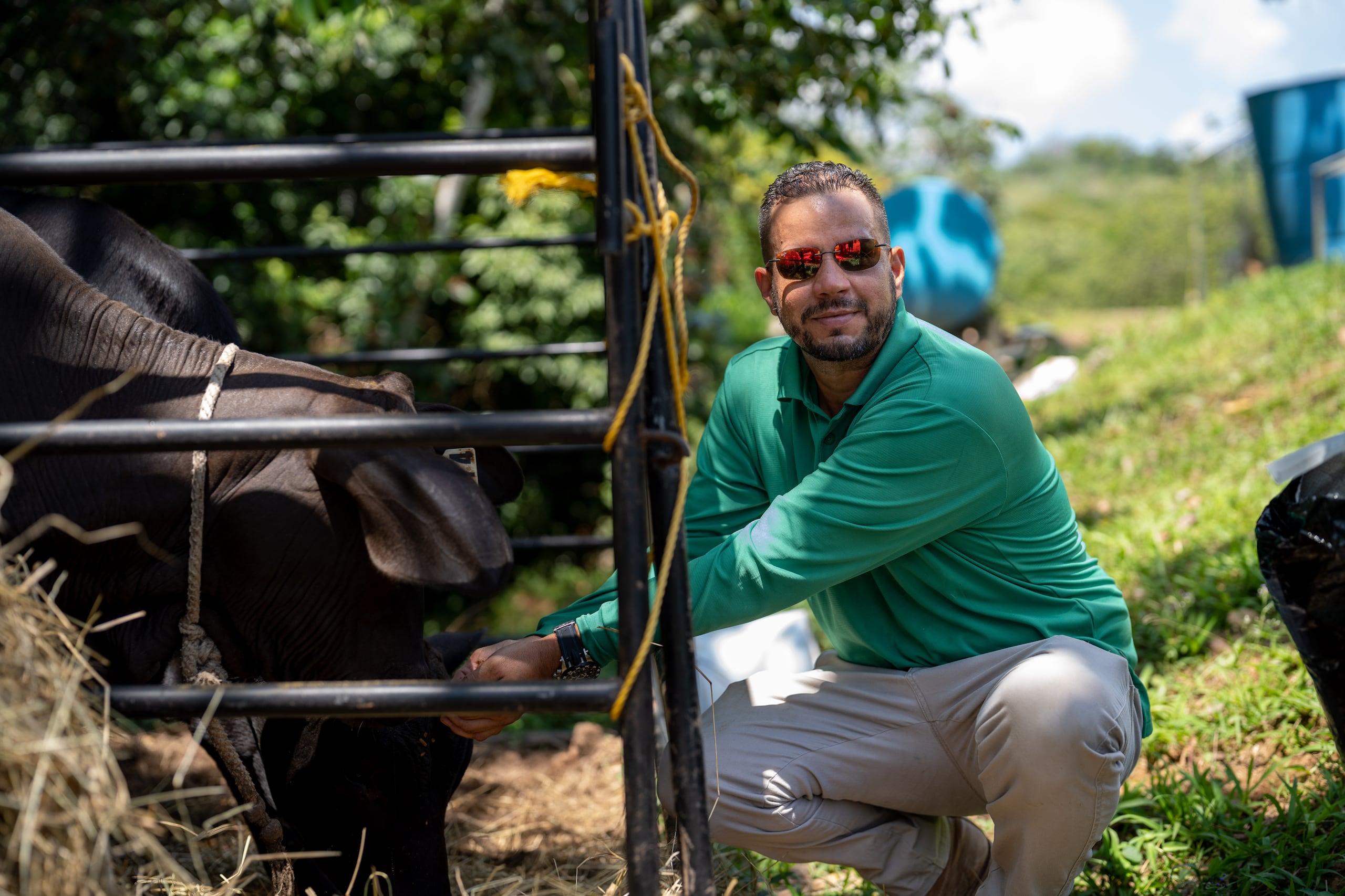 Julio Hernandez, propietario de Finca La Hermosa.