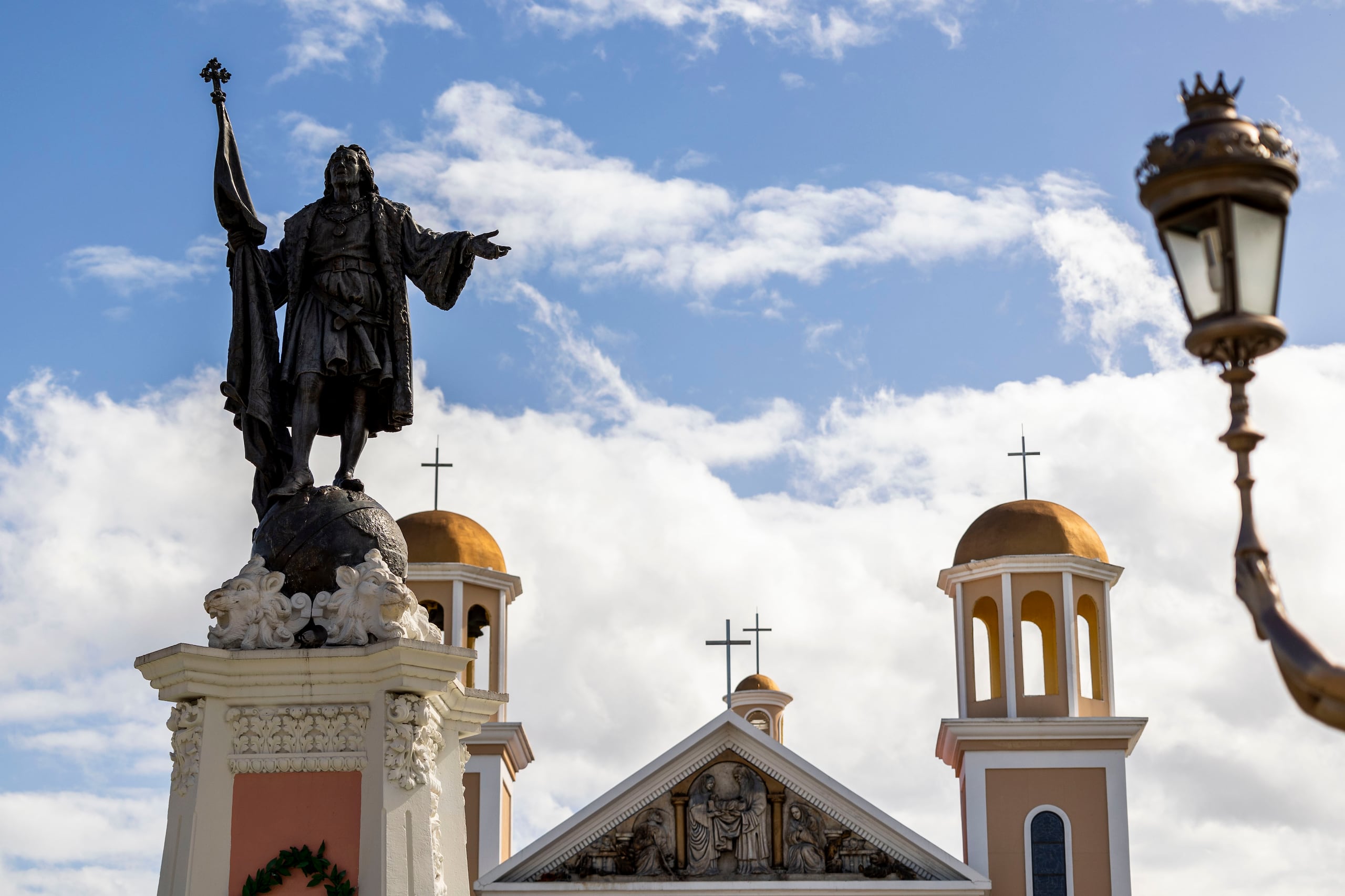 Plaza Colón, en Mayagüez